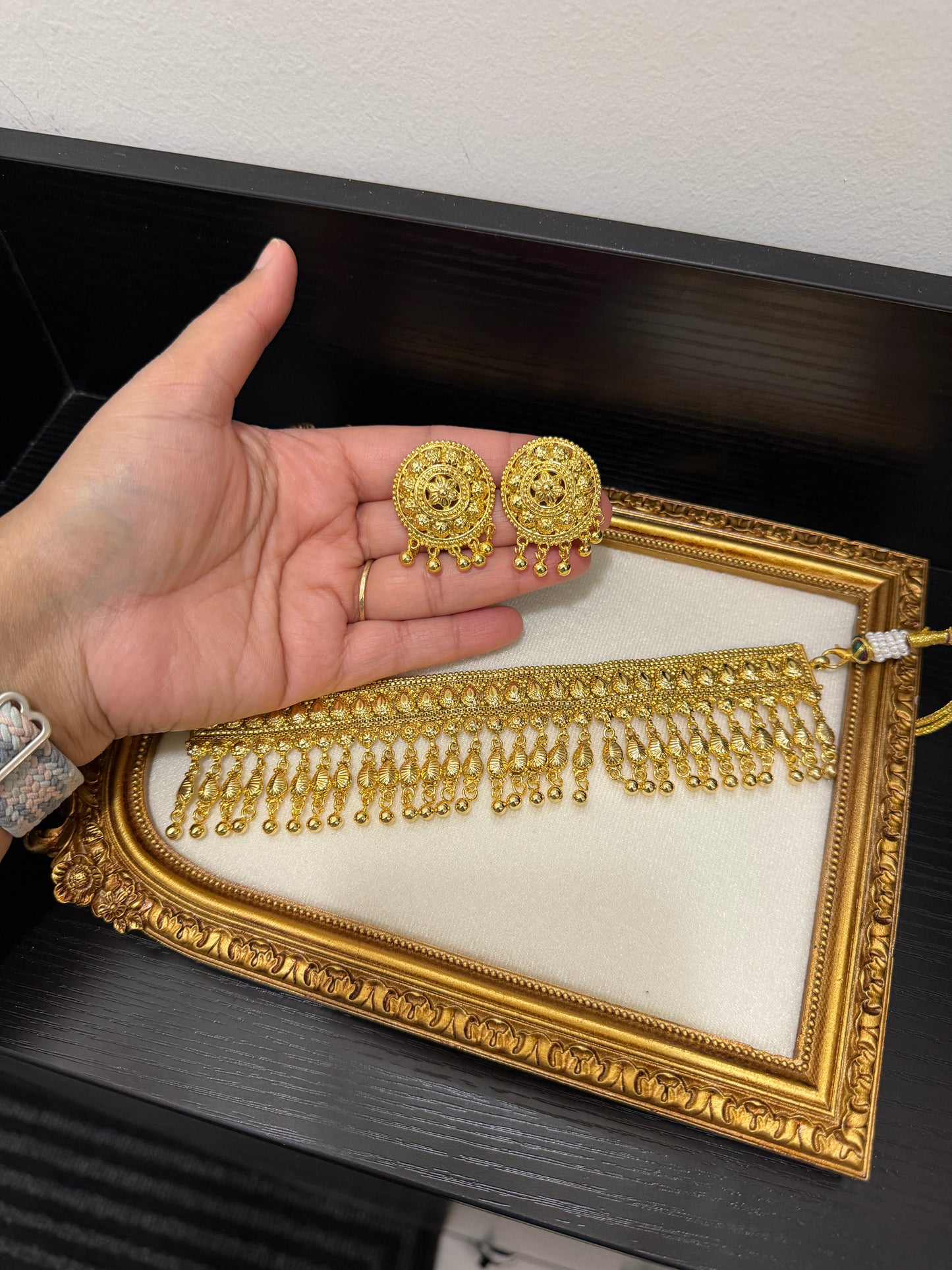 Heema Handcrafted Custom Made Gold Plated Set