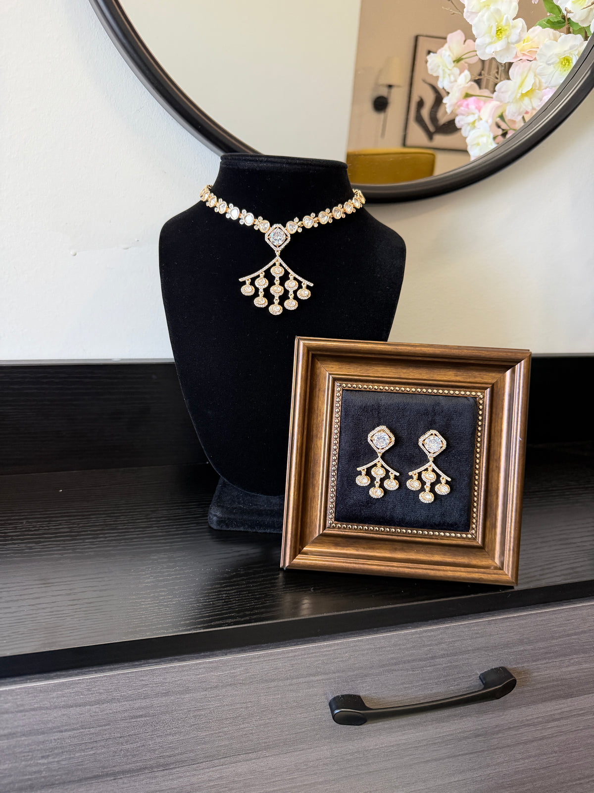 Sehaj Kundan Gold Plated Set