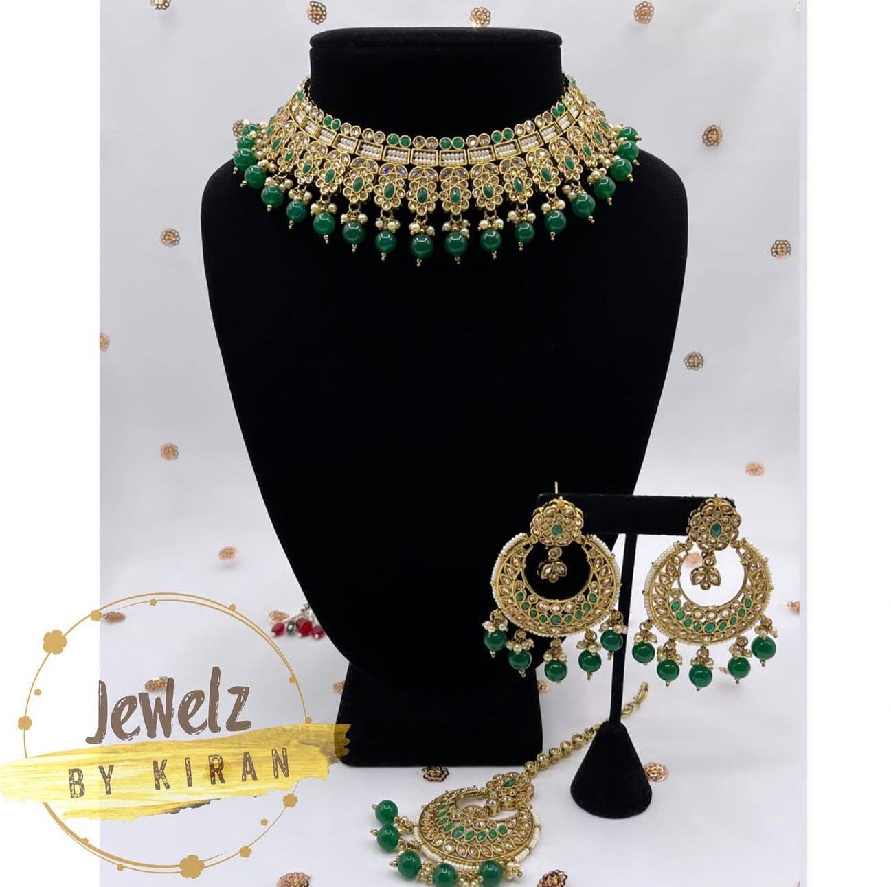 Garima Polki Set (Green)