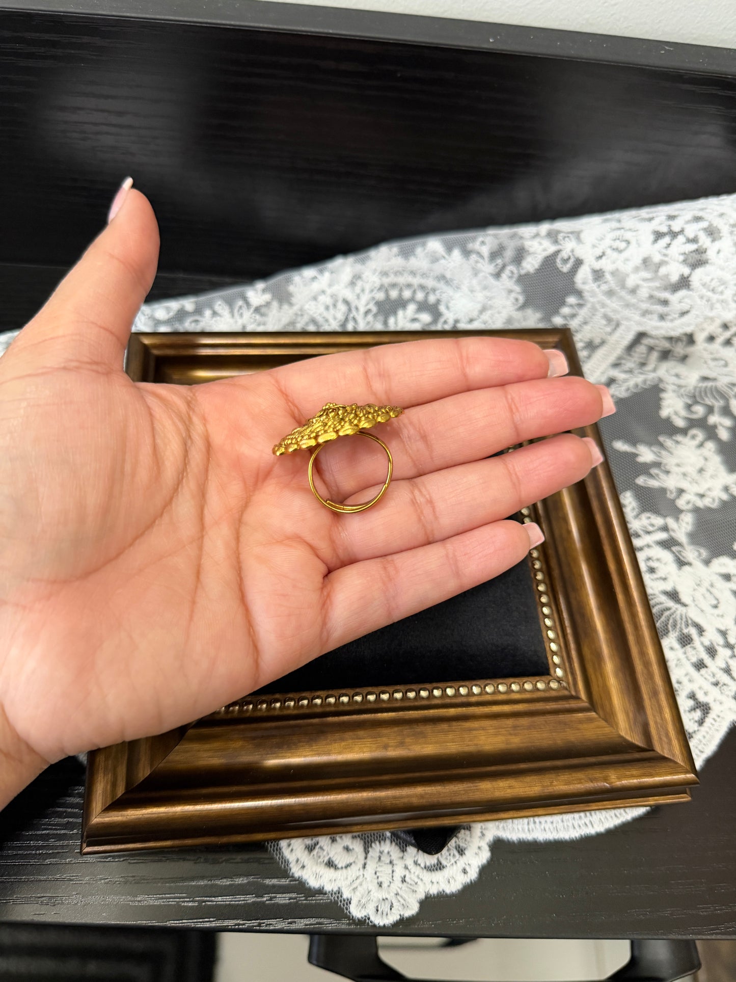 Mankiran Micro Gold Plated Ring