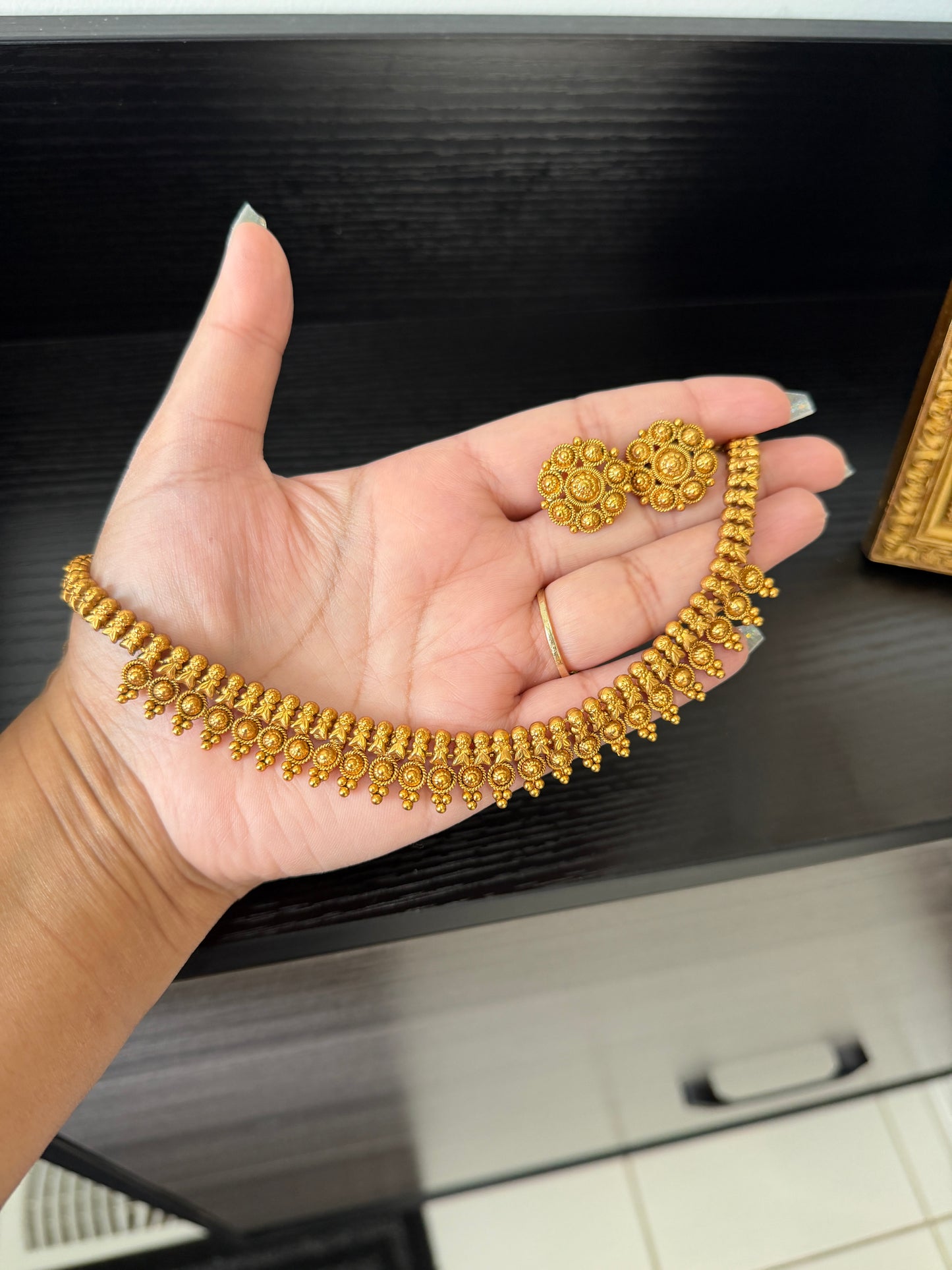 Jasnit Micro Gold Plated Set