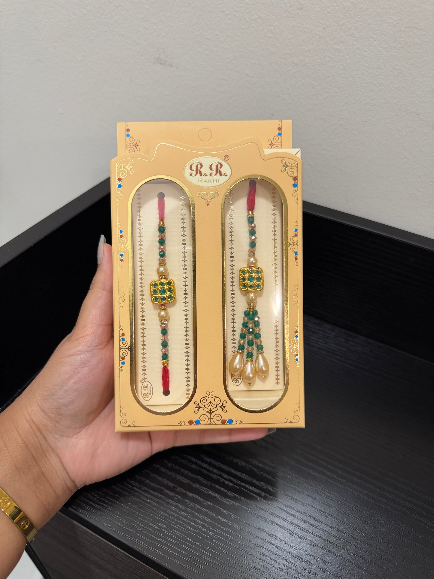 Brother Bhabhi Rakhi (Green)