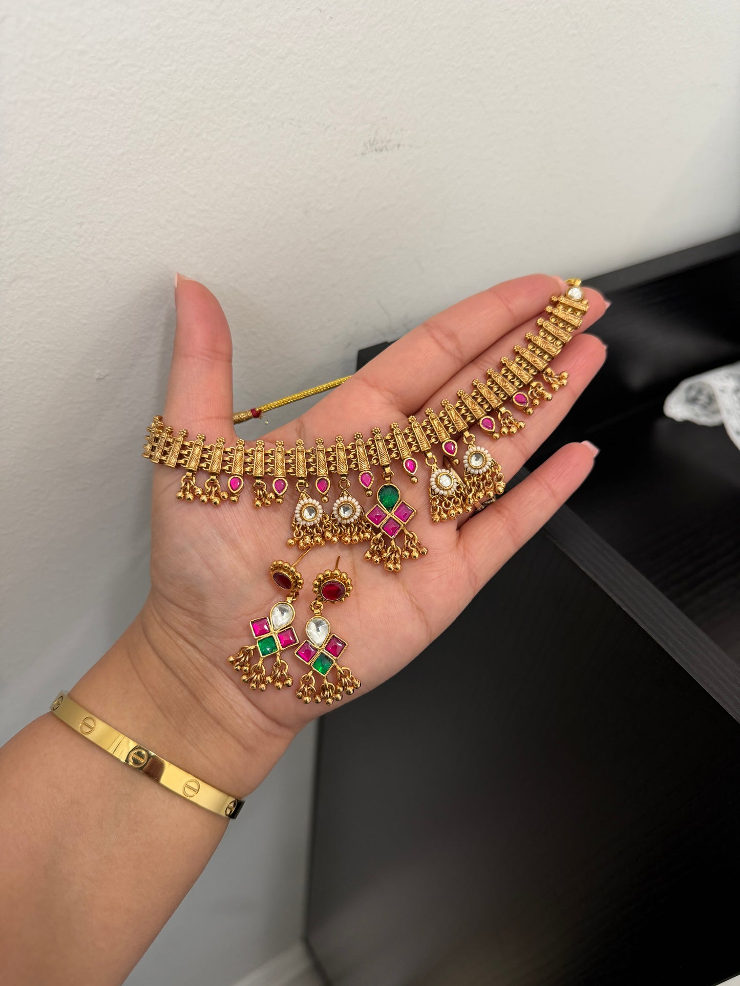 Zaara Pachi Kundan Heritage Set
