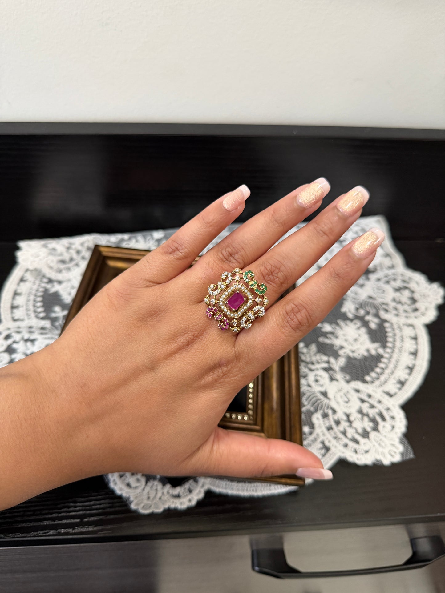 Ishleen Jadau Ring