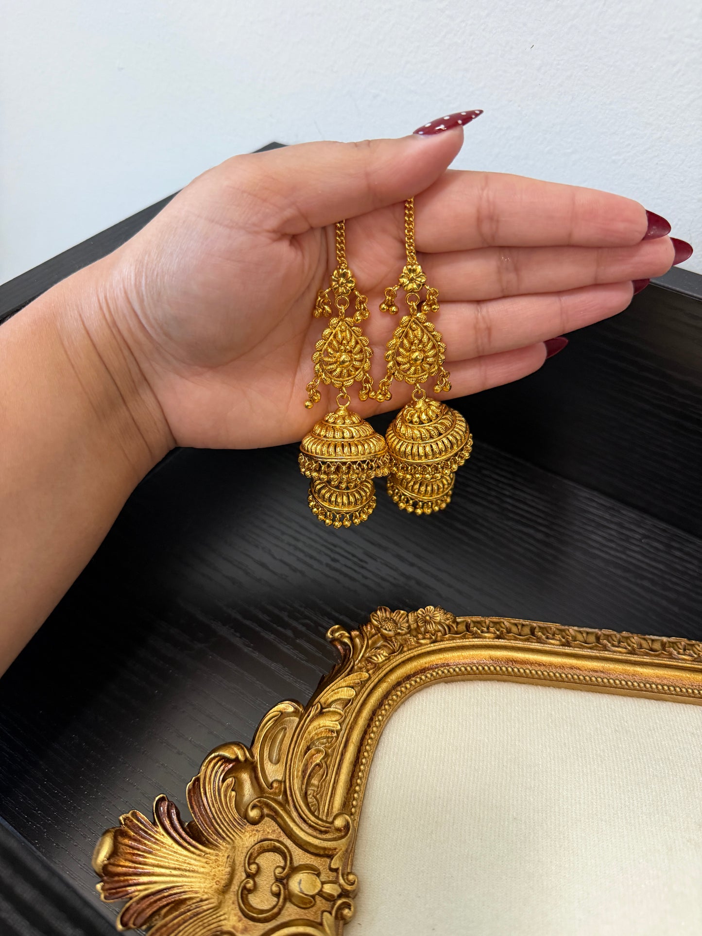 Bhavneet Micro Gold Plated Jhumki