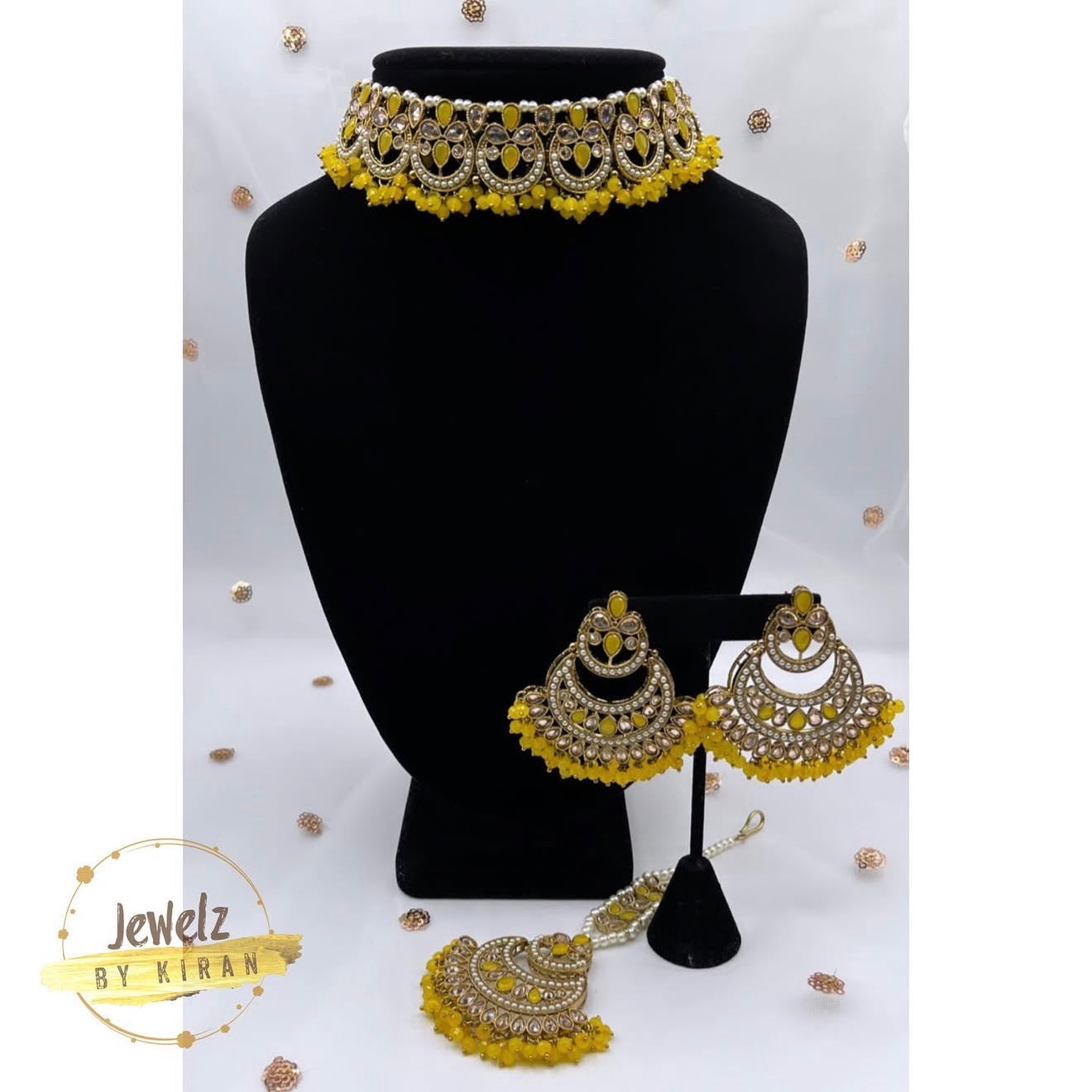 Gurman Polki Set (Yellow)