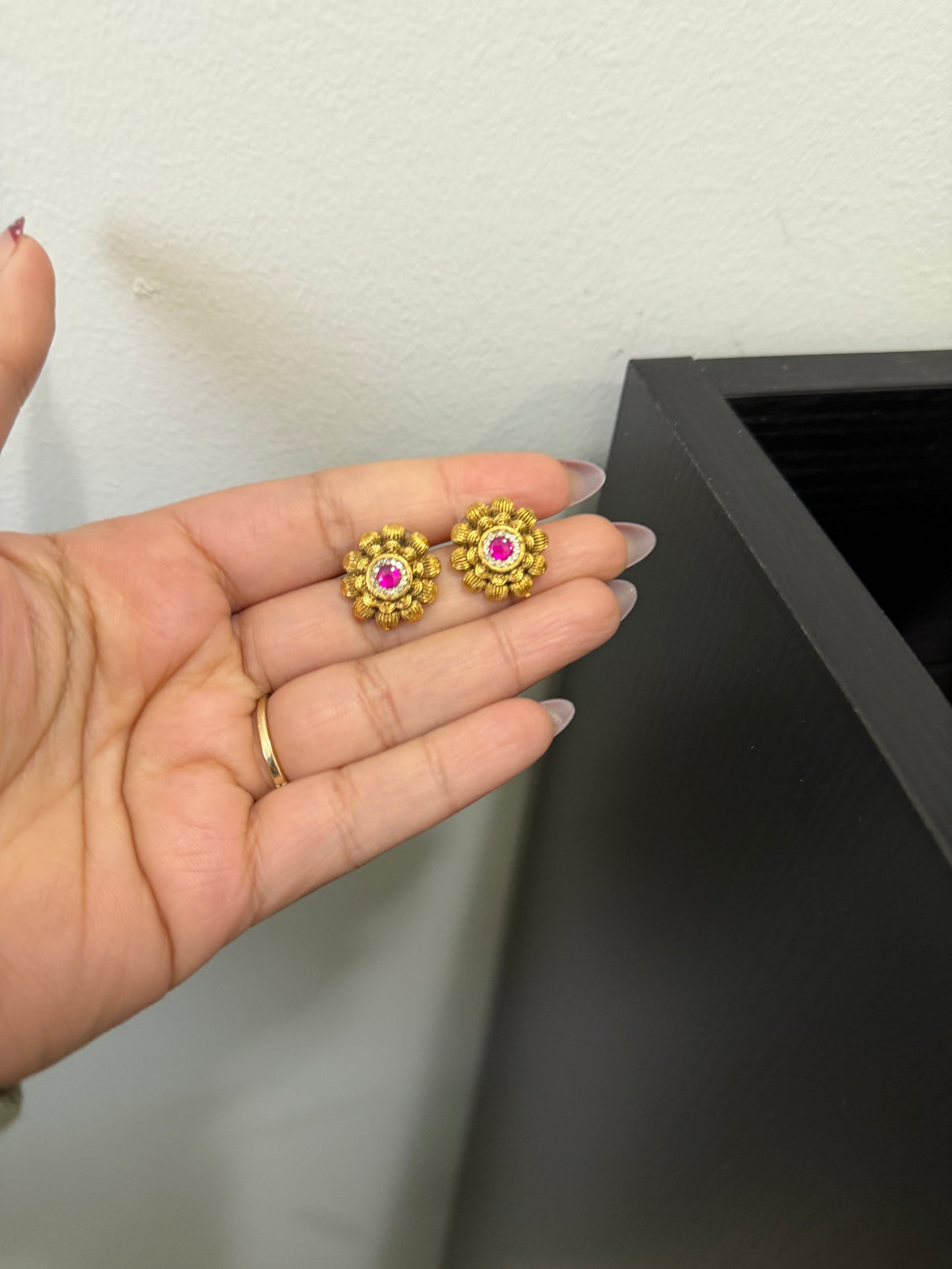 Hoor Gold Plated Heritage Studs