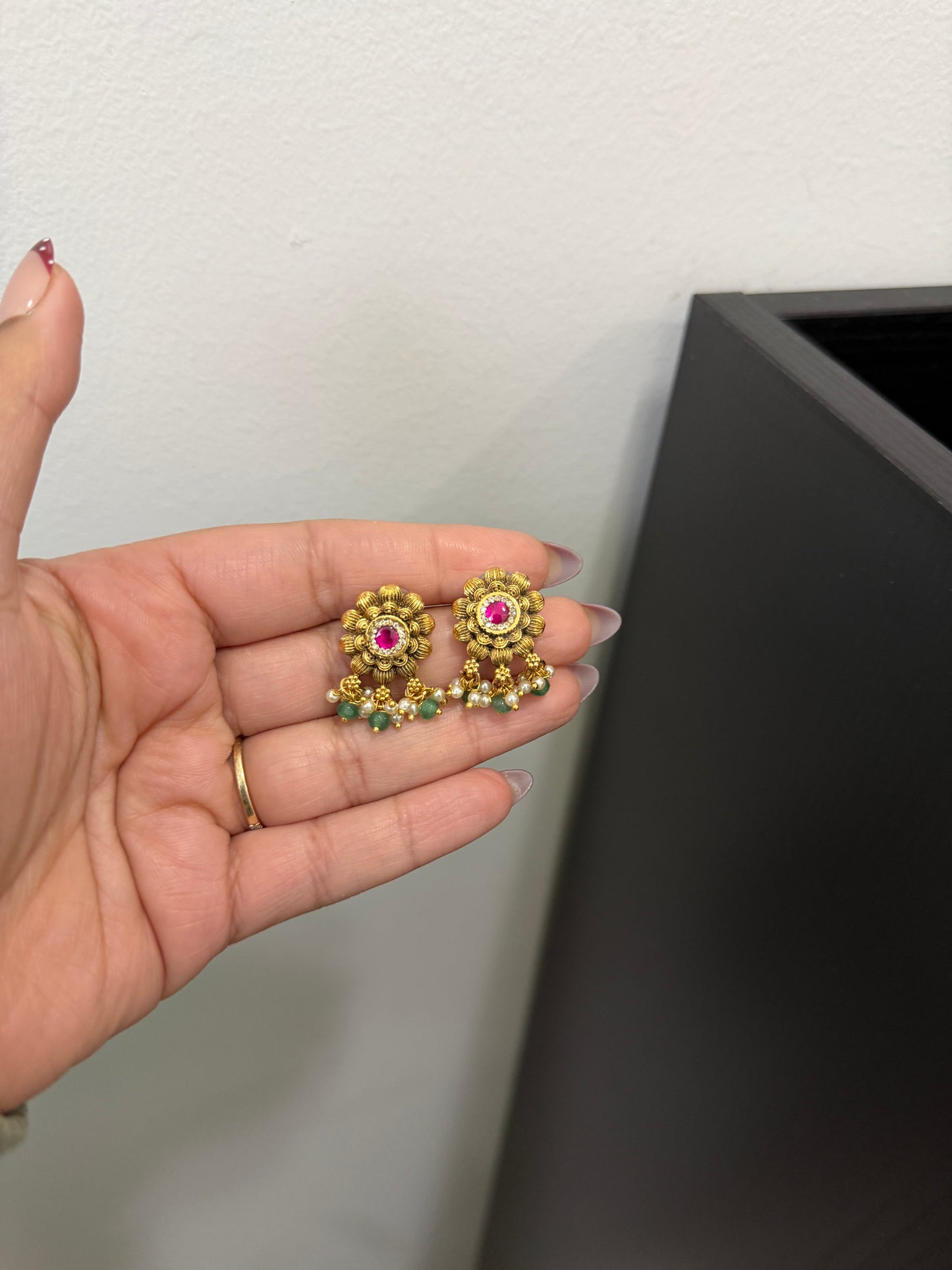 Dina Kundan Heritage Studs