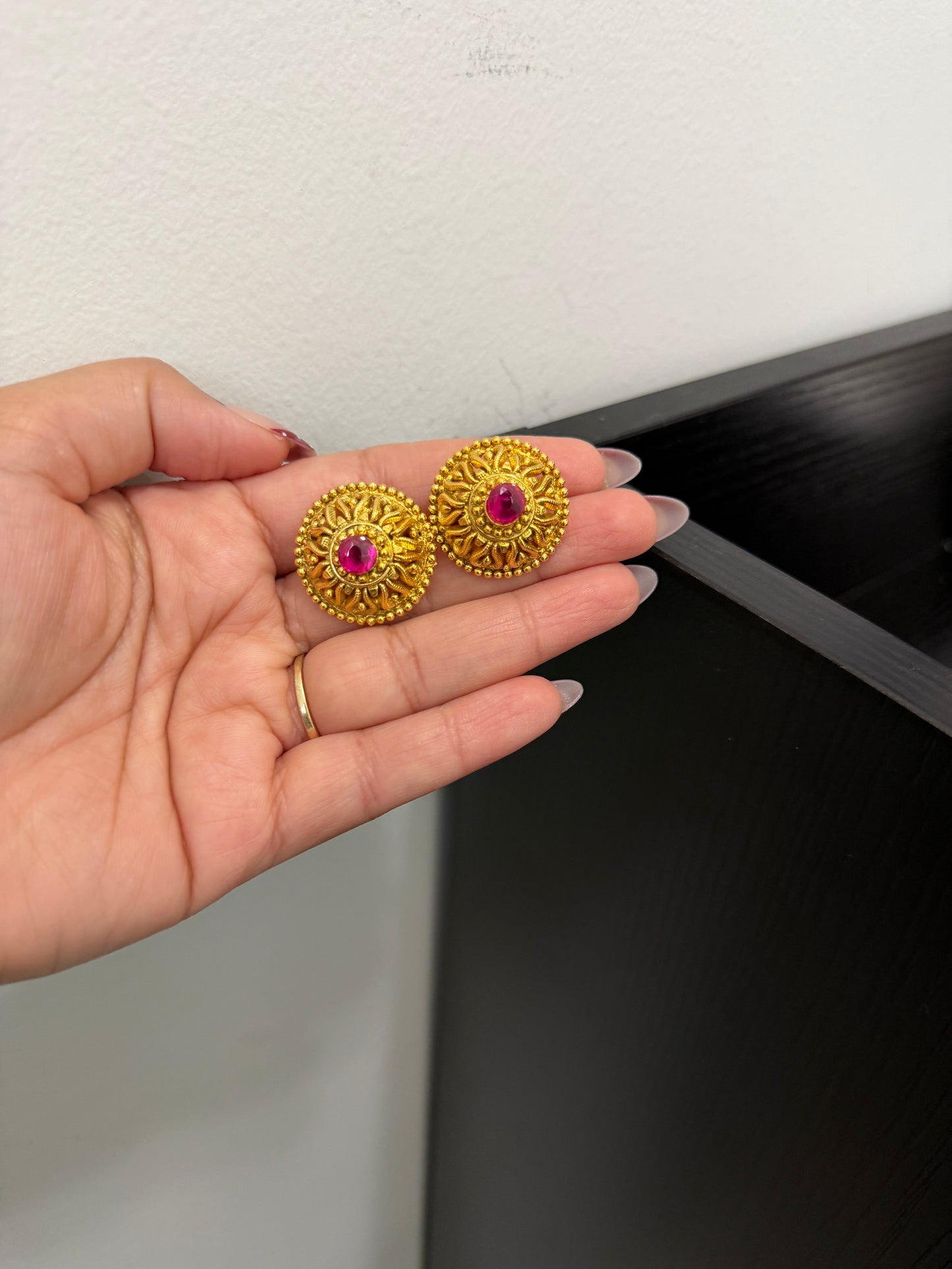 Daisy Handcrafted Custom Made Studs