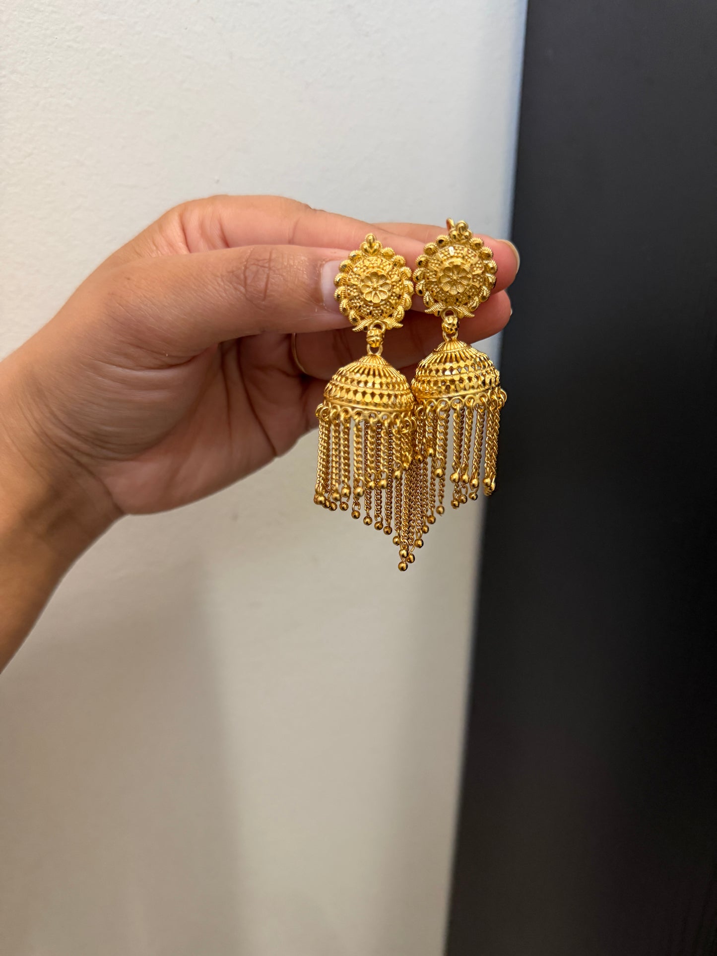Karman Gold Look Jhumki