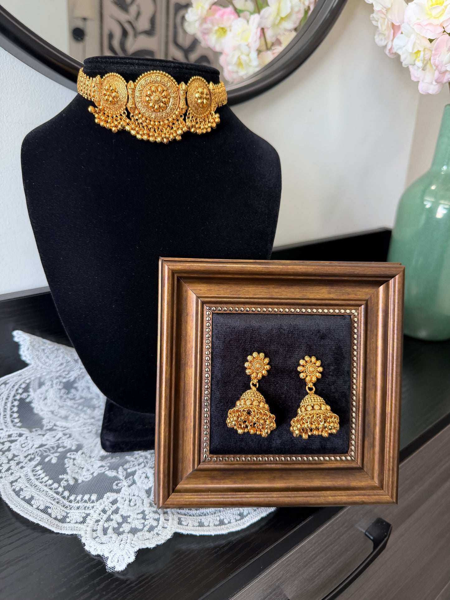 Hasnoor Micro Gold Plated Set