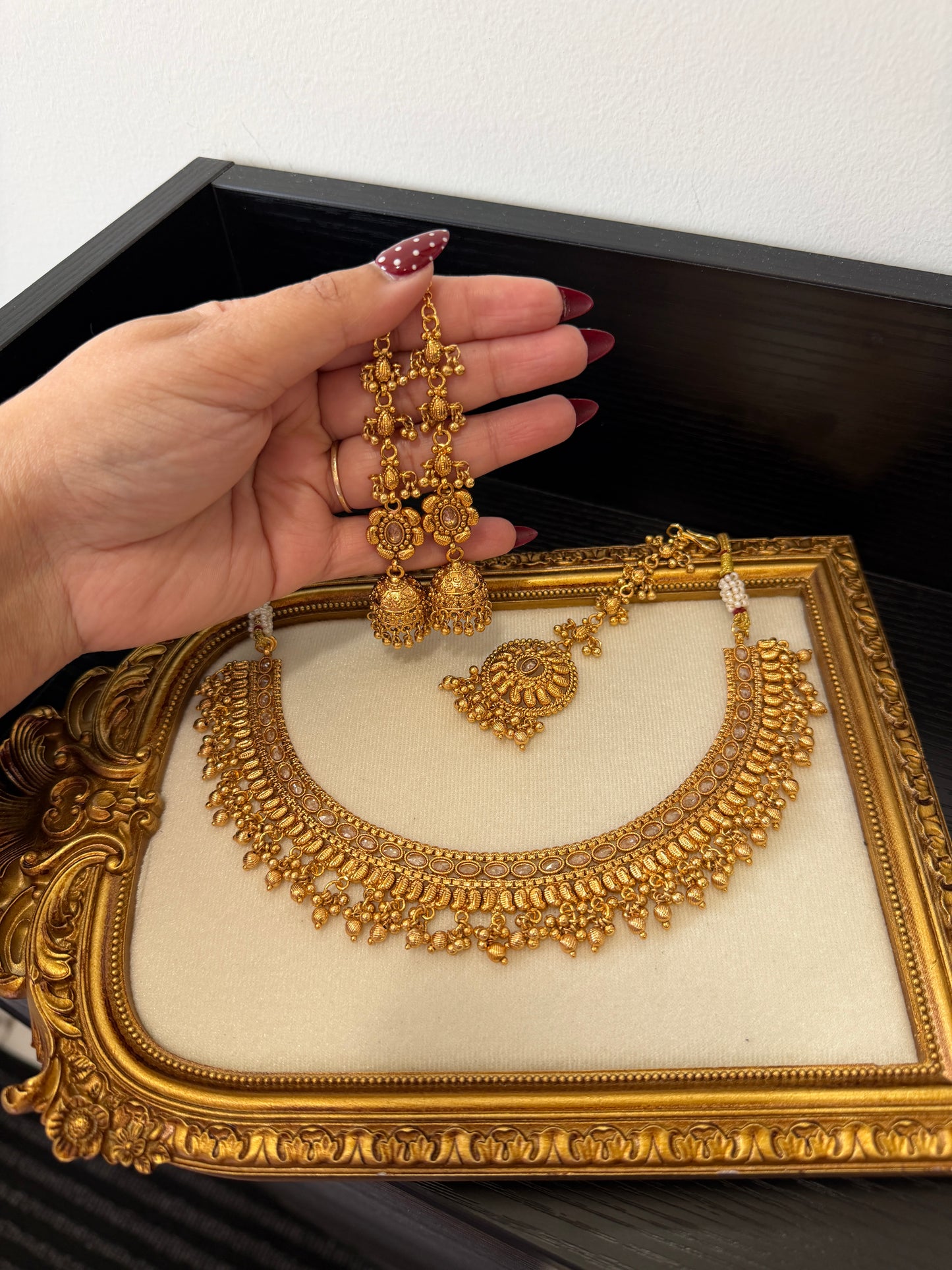 Ratinder Antique Plated Set