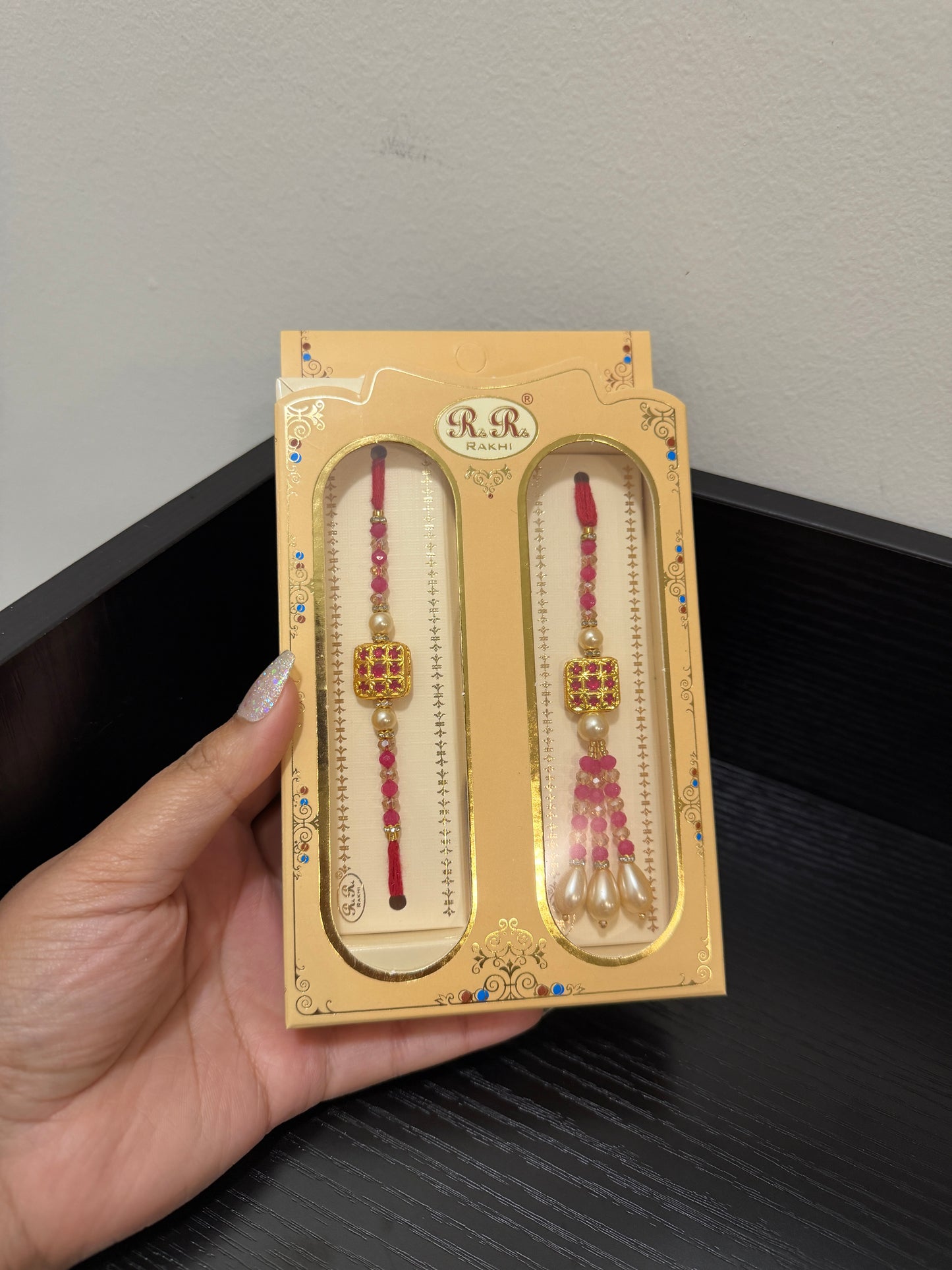 Brother Bhabhi Rakhi (Pink)