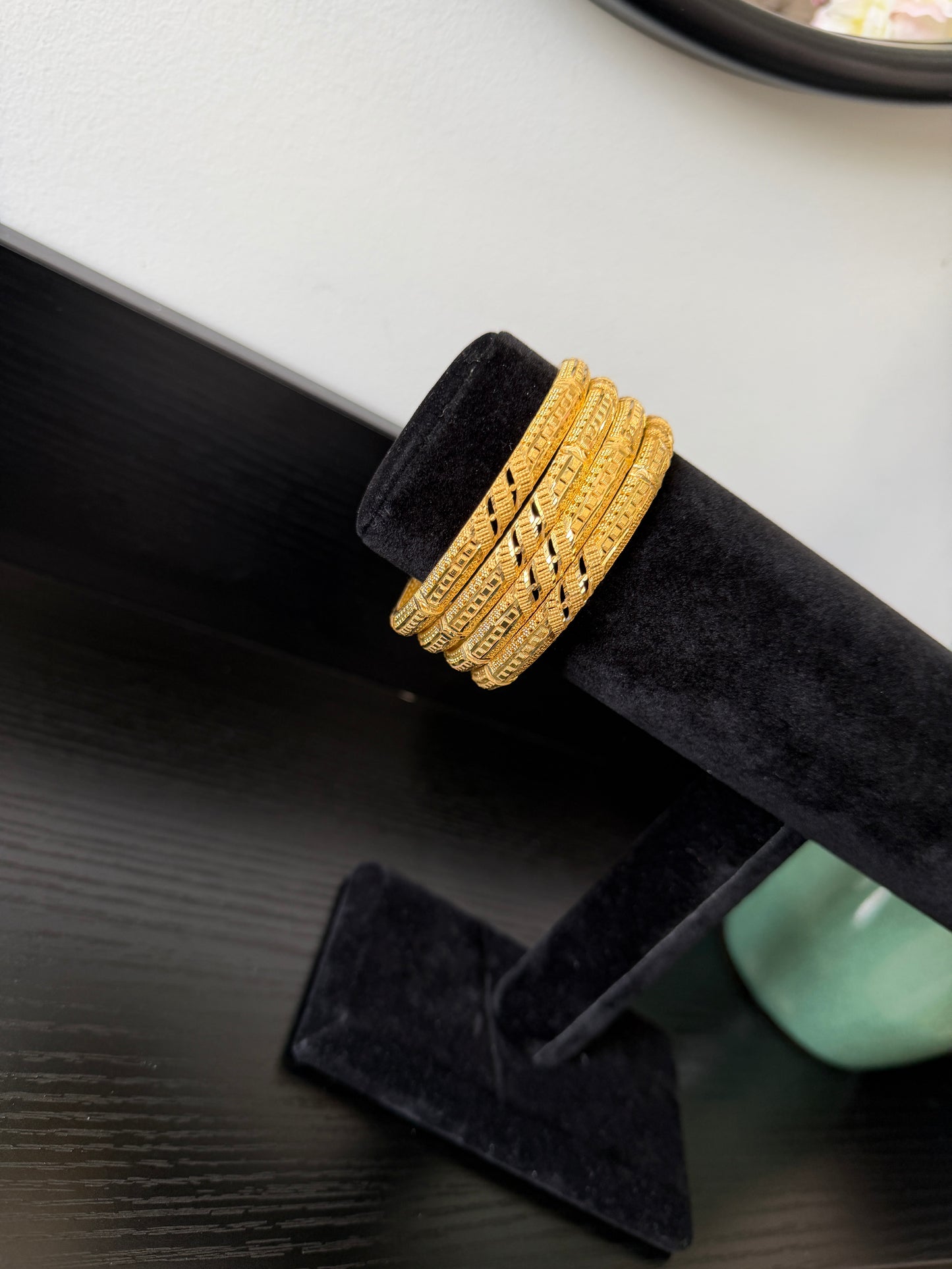 Jeet Gold Forming Bangles (Set of 4)