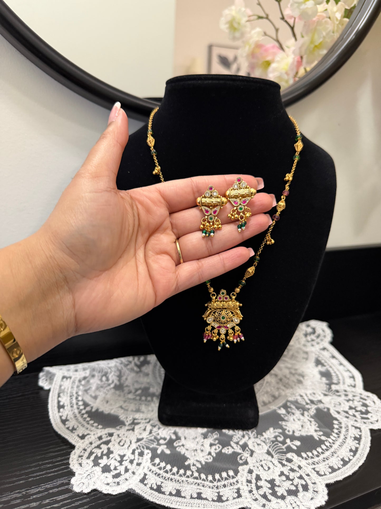 Rani Heritage Long Necklace Set