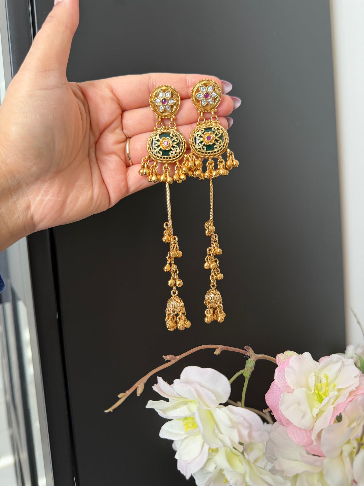 Sehr Kashmiri Heritage Earrings