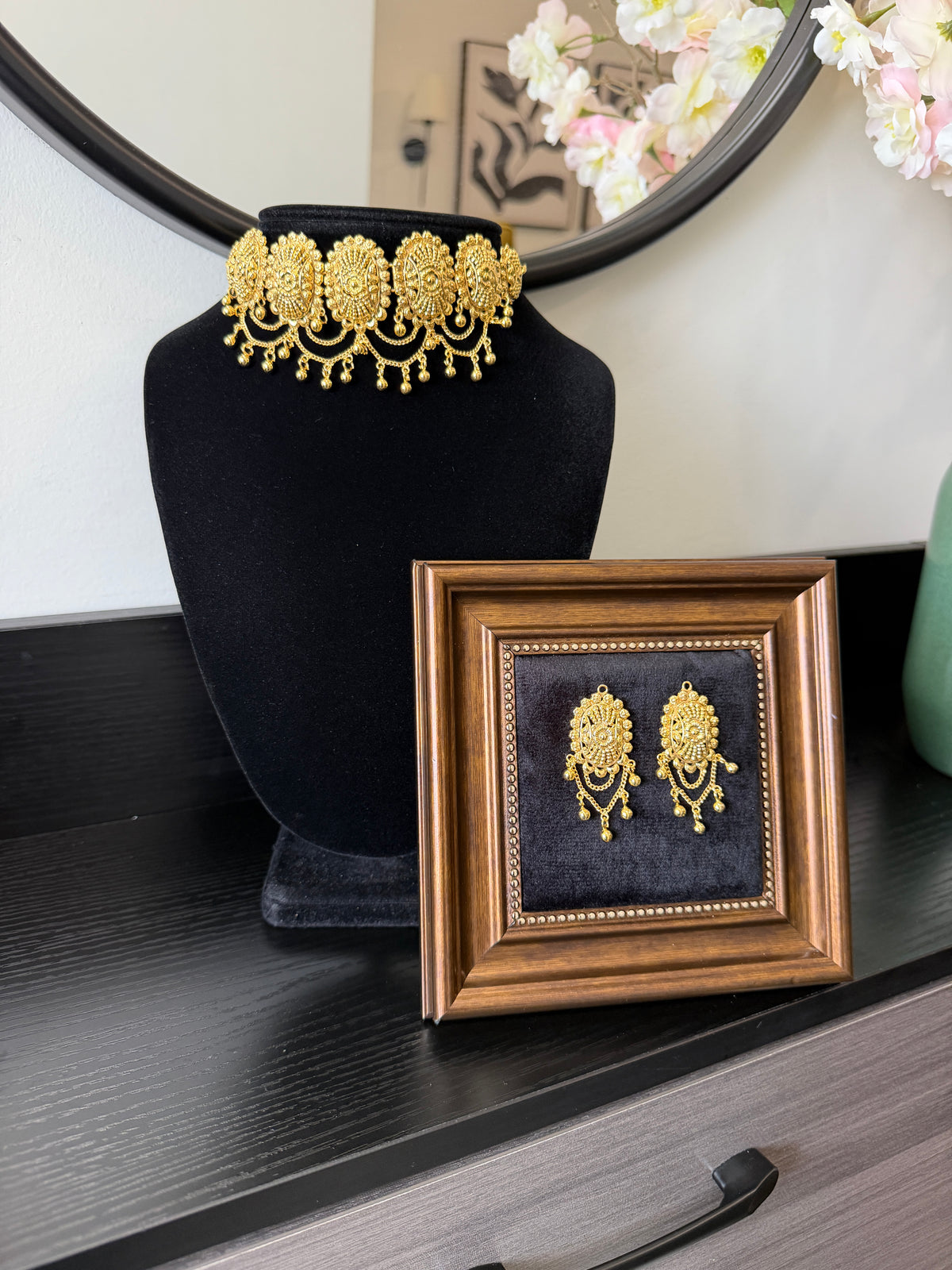 Sonam Handcrafted Gold Plated Set