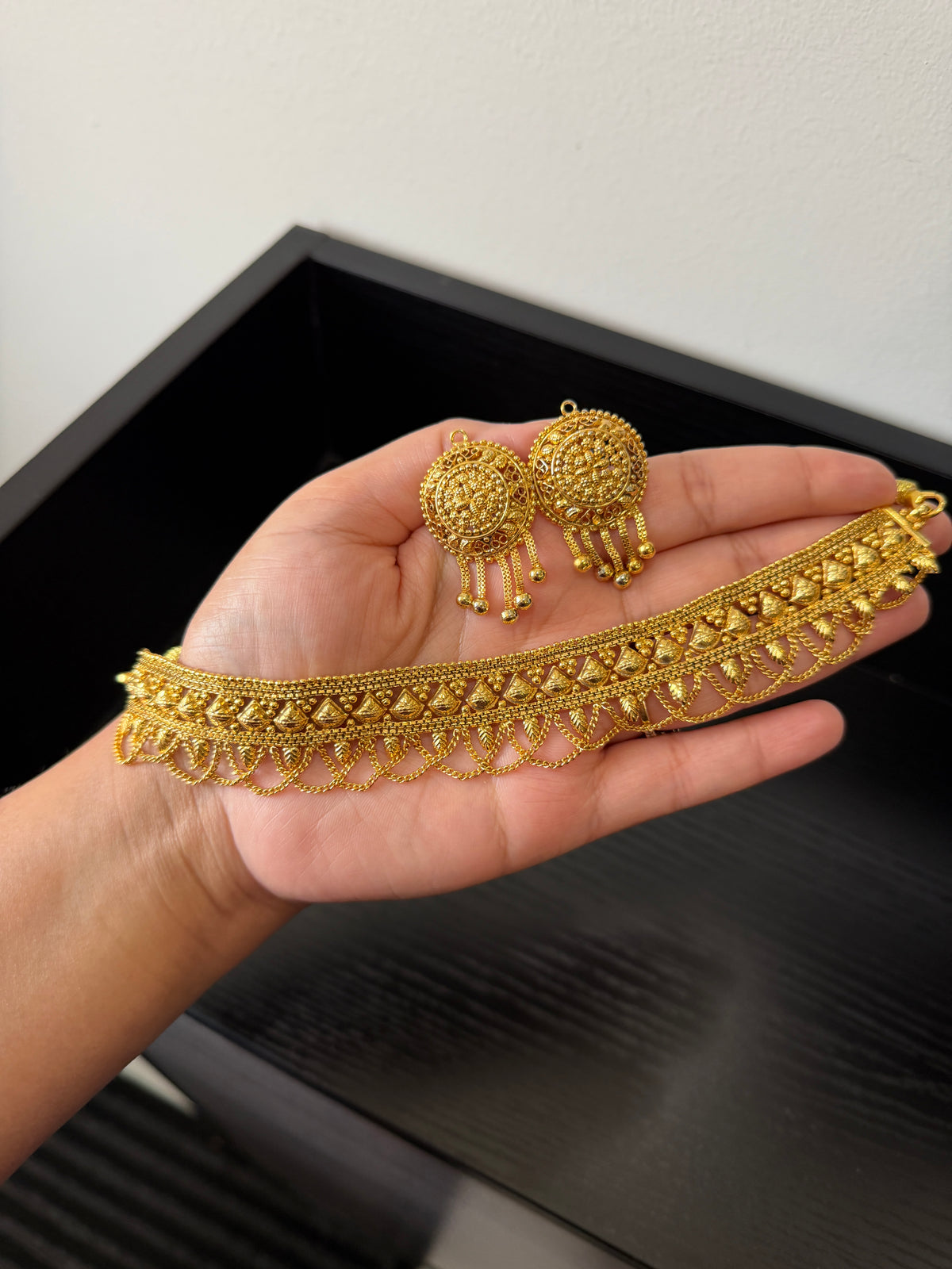 Zana Handcrafted Gold Plated Set