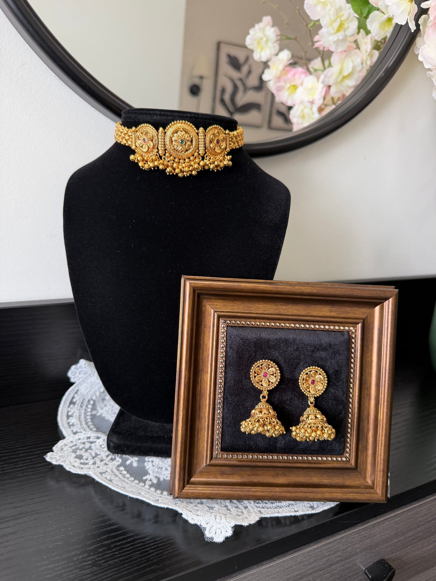 Mannoor Micro Gold Plated Set