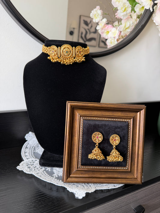 Mannoor Micro Gold Plated Set