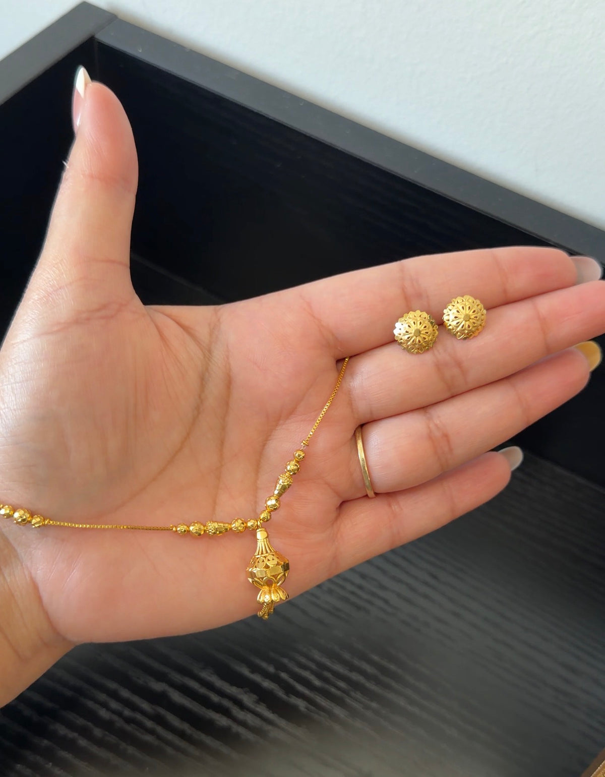 Taran Premium Chain Set ( 2 in 1 Earrings)