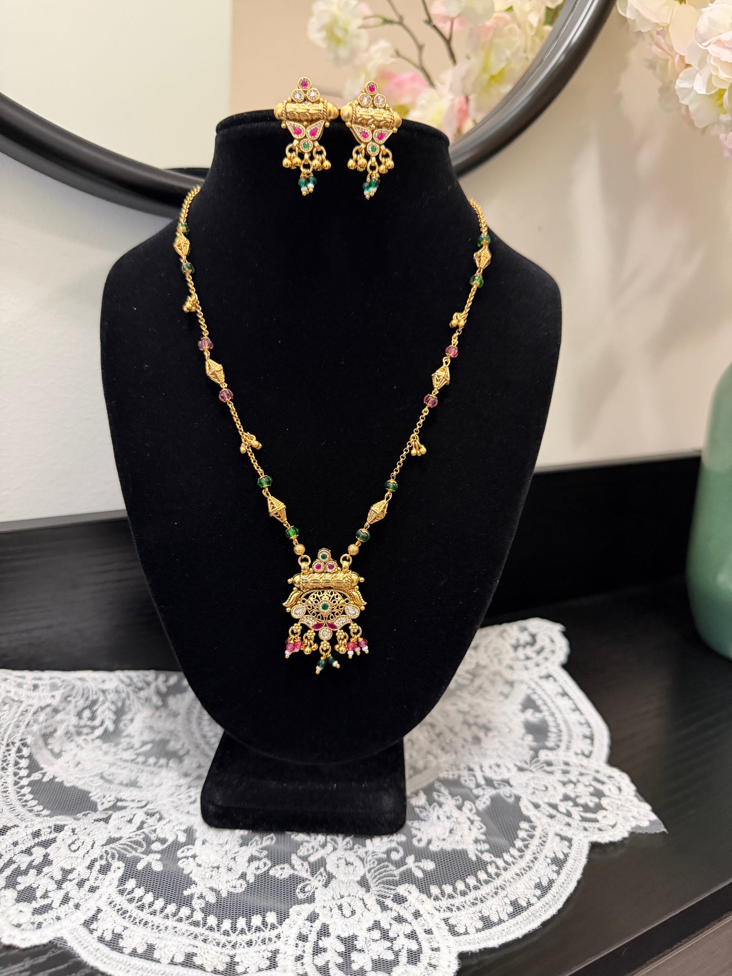 Rani Heritage Long Necklace Set