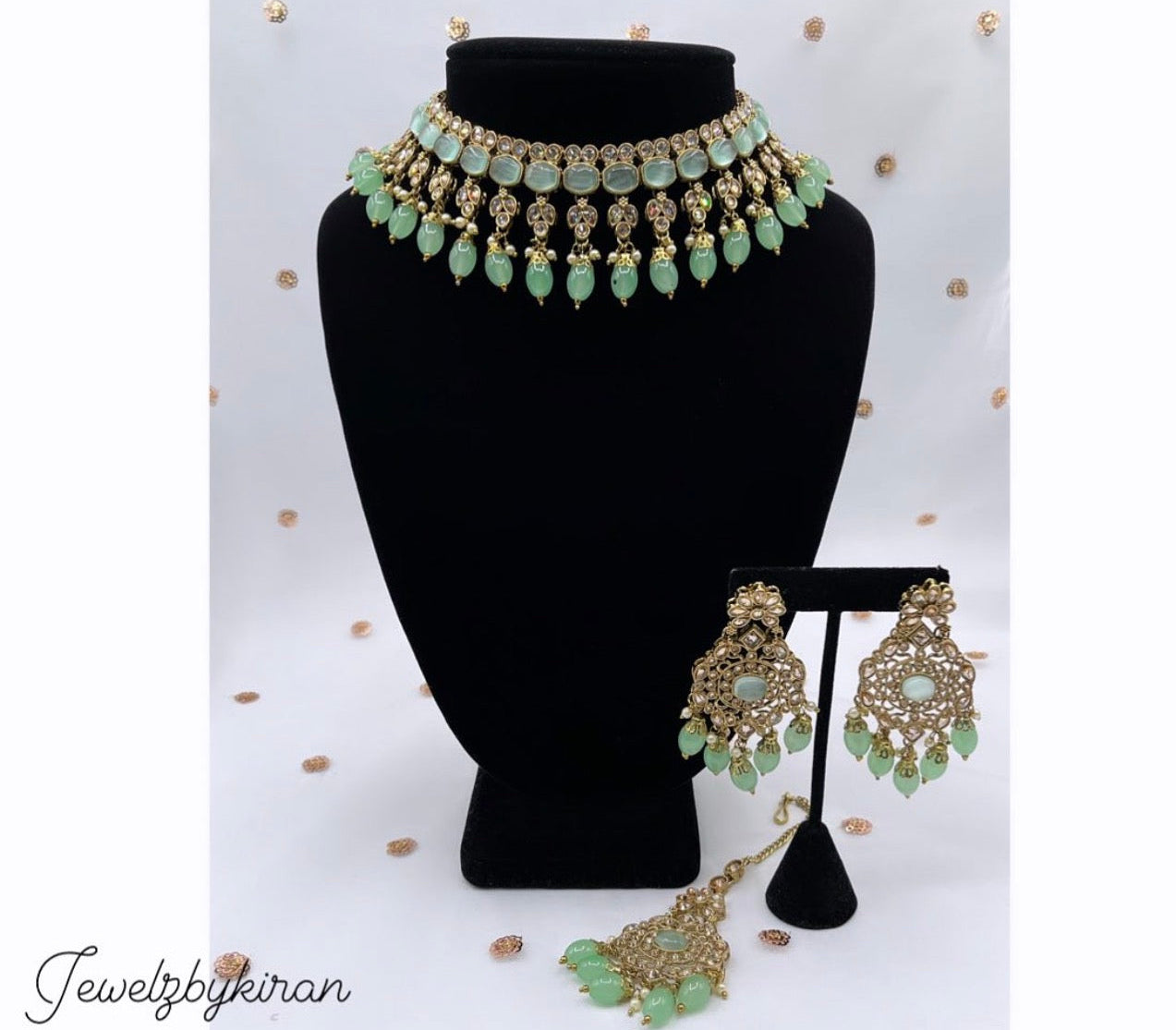 Manya Polki Set (Mint)