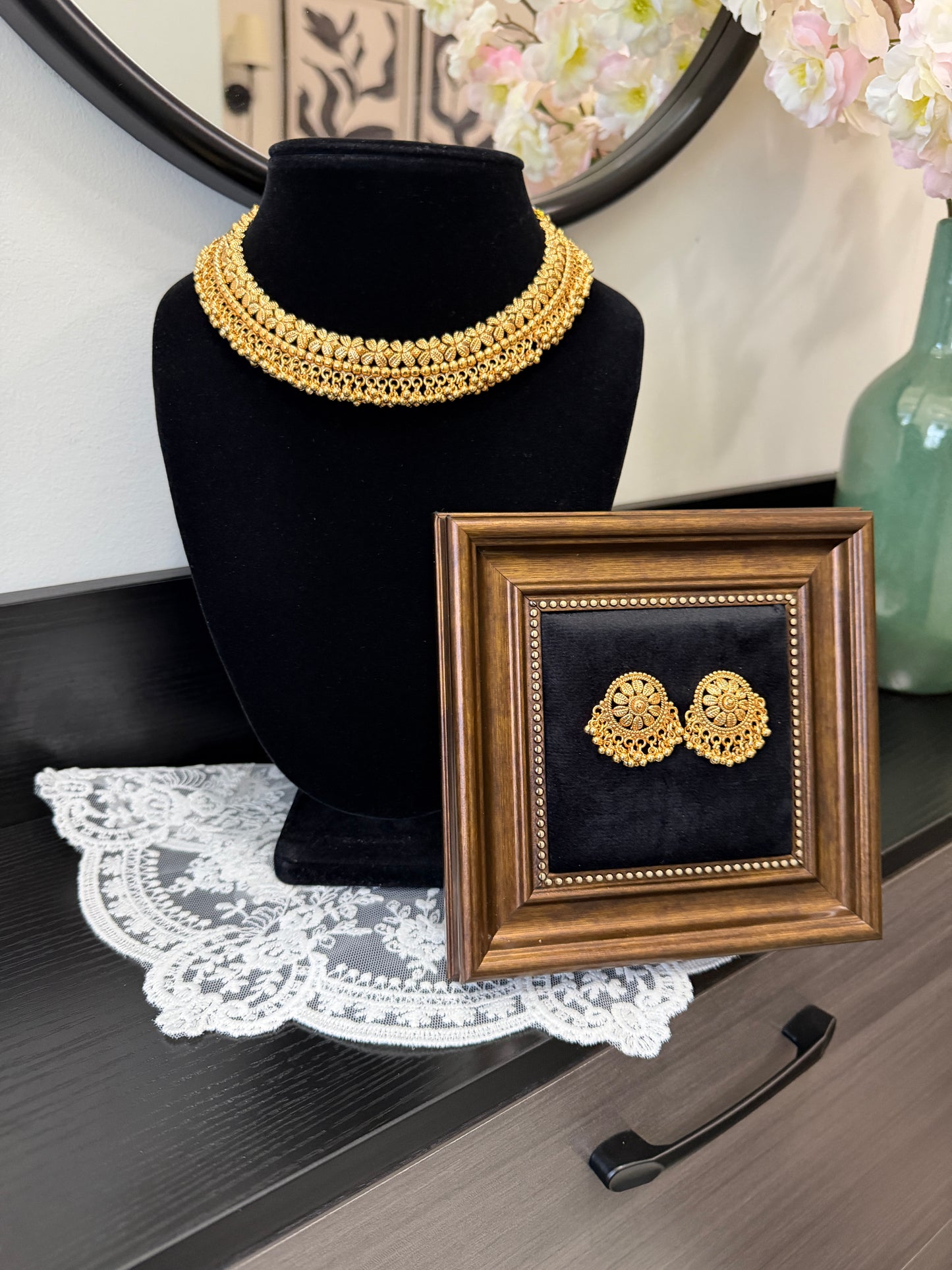 Gursifat Antique Plated Set