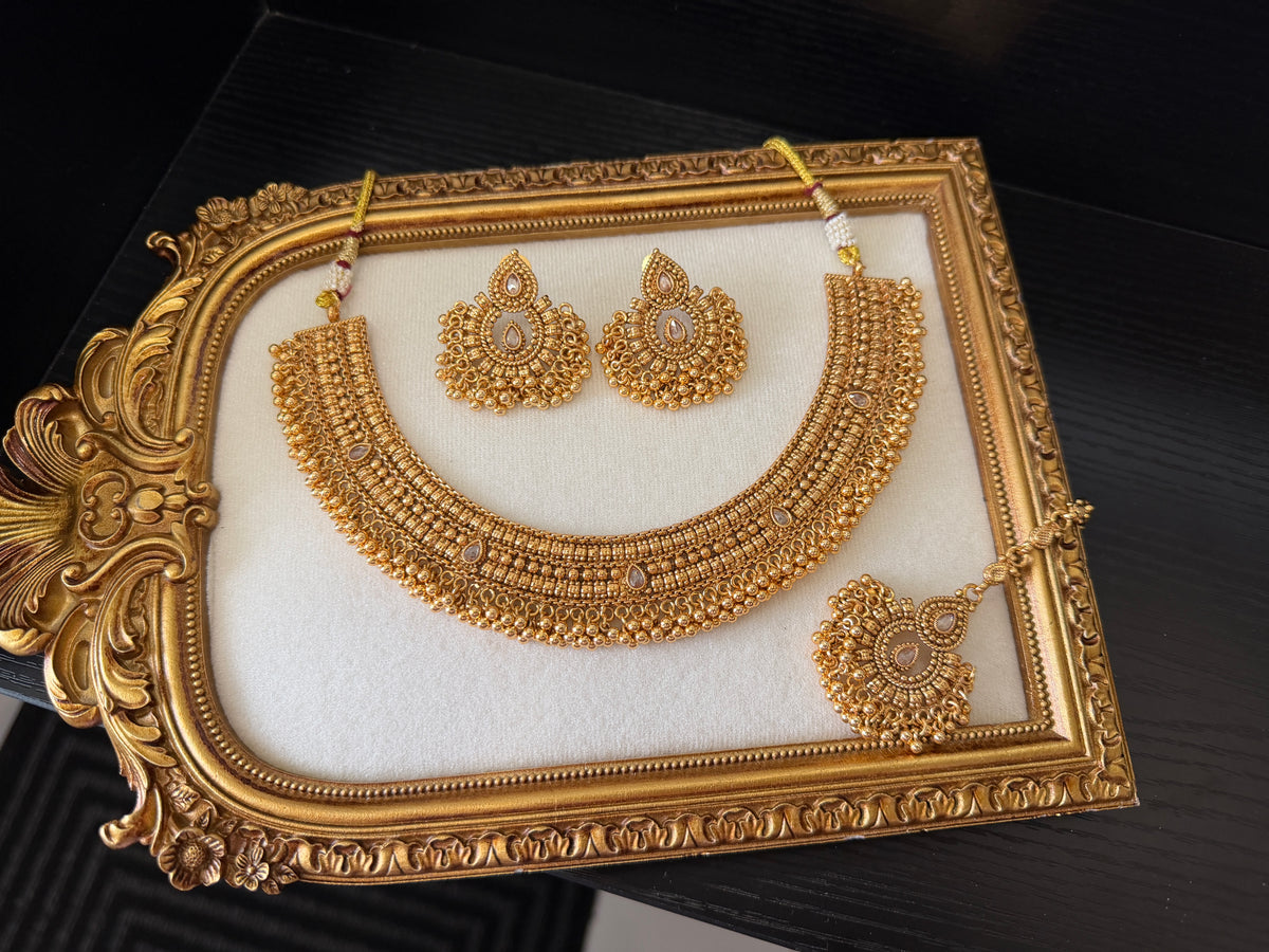 Daisy Antique Plated Set