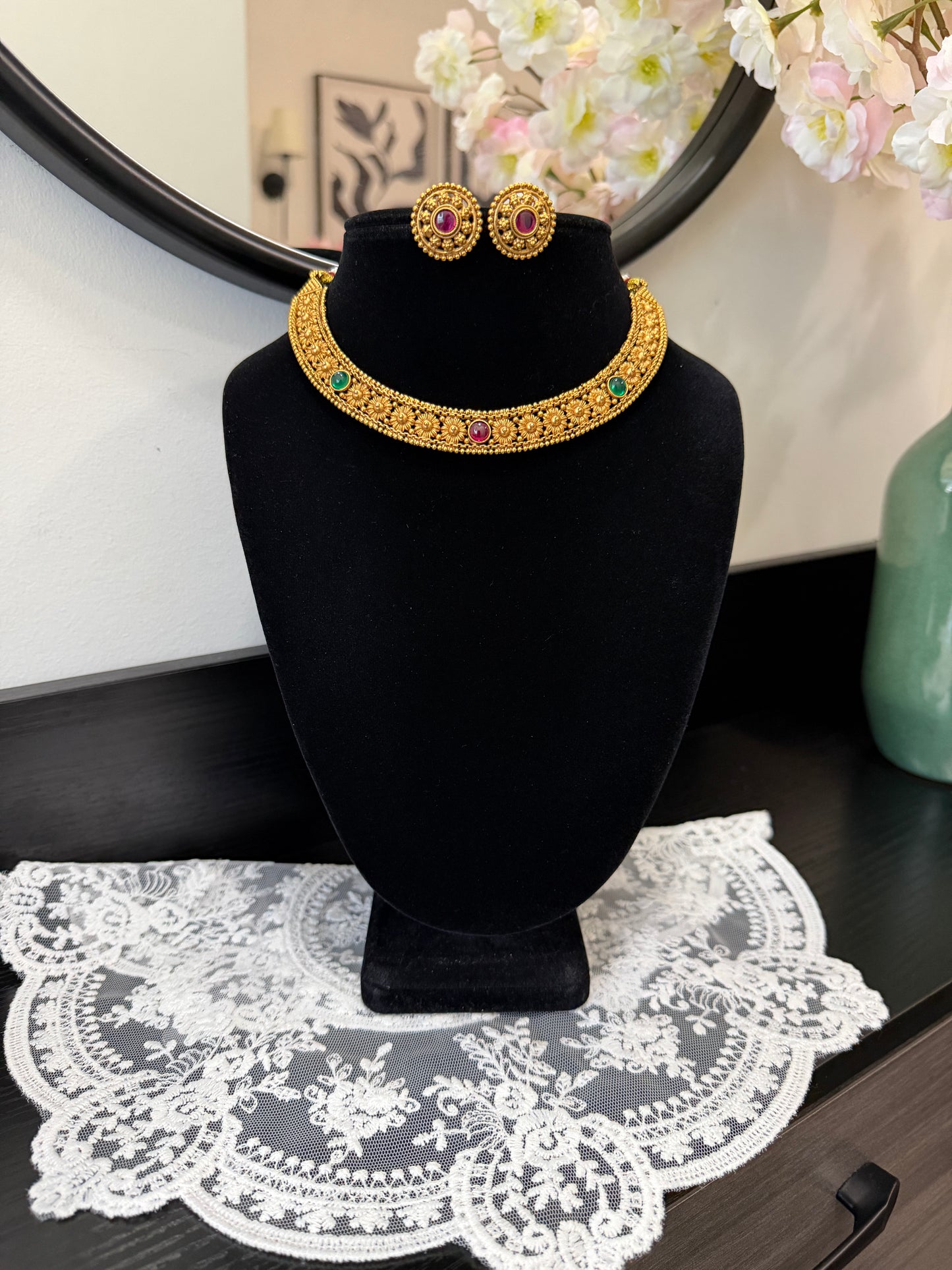 Mannu Micro Gold Plated Set