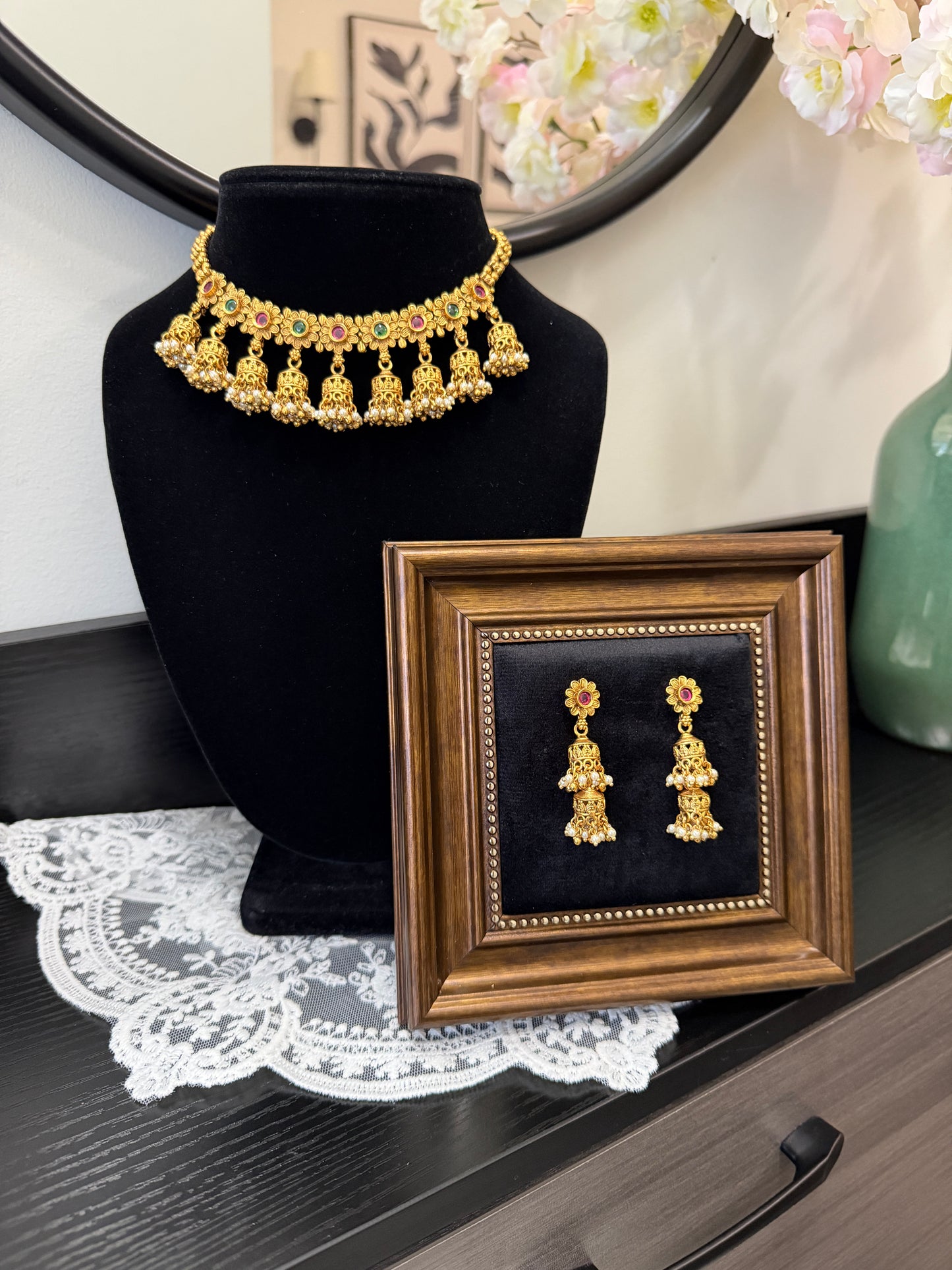 Divya Micro Gold Plated Set