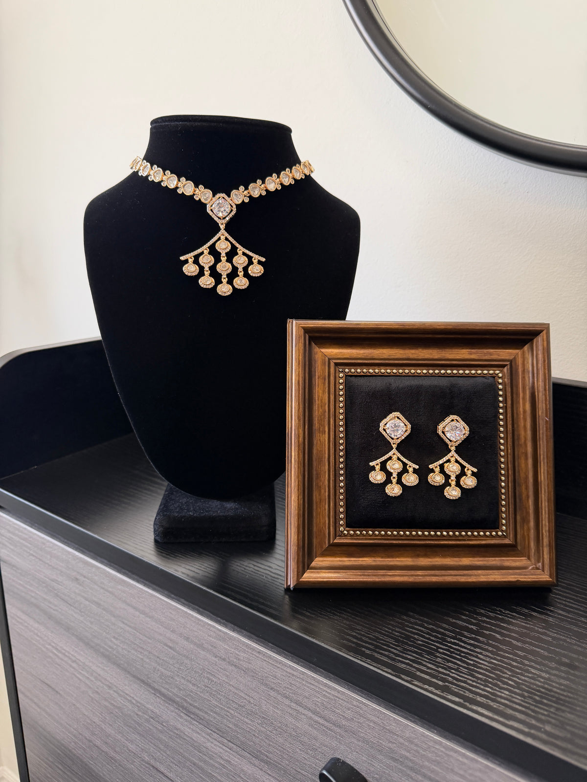 Sehaj Kundan Gold Plated Set