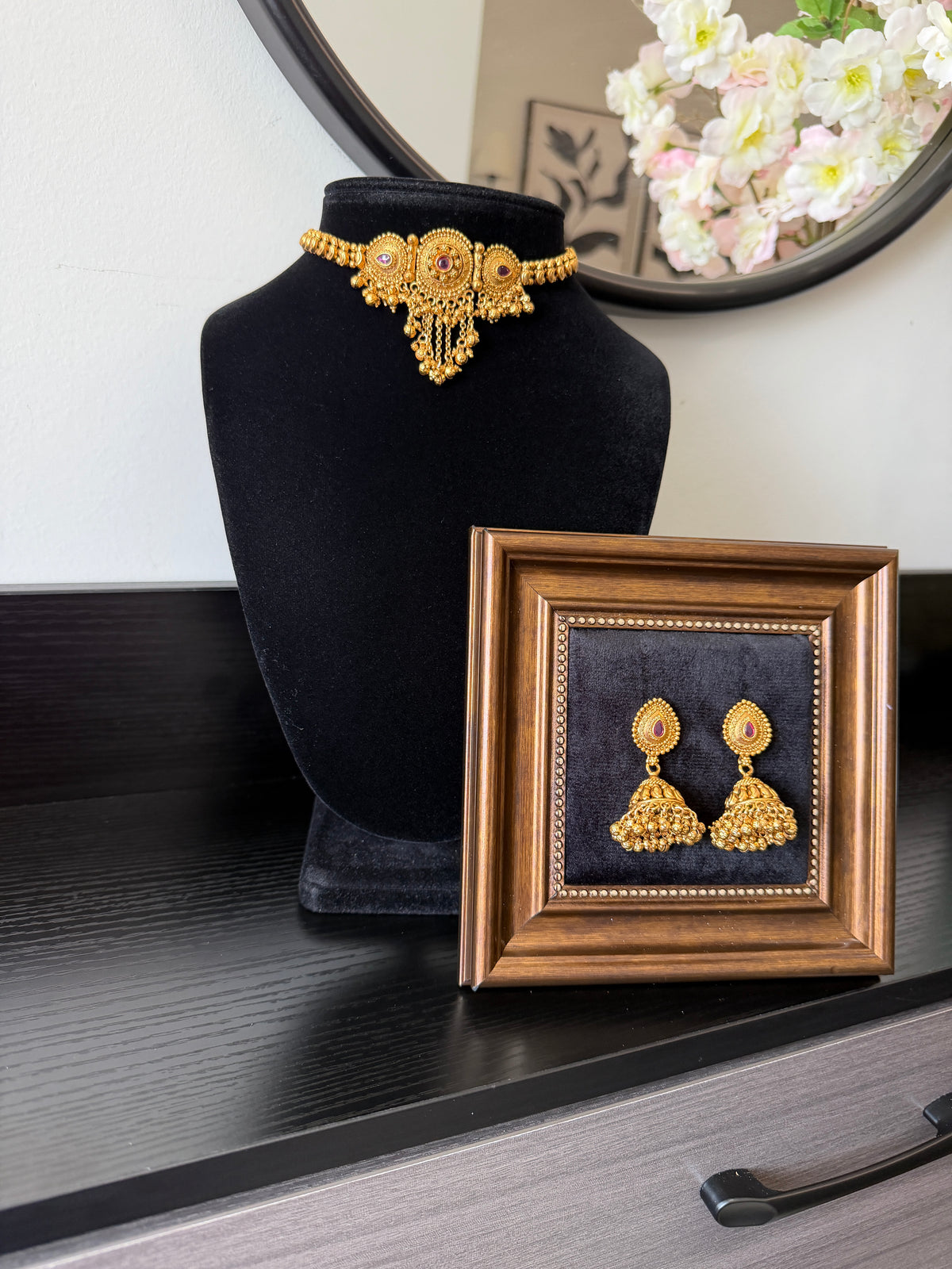 Parmit Micro Gold Plated Set (Ruby)