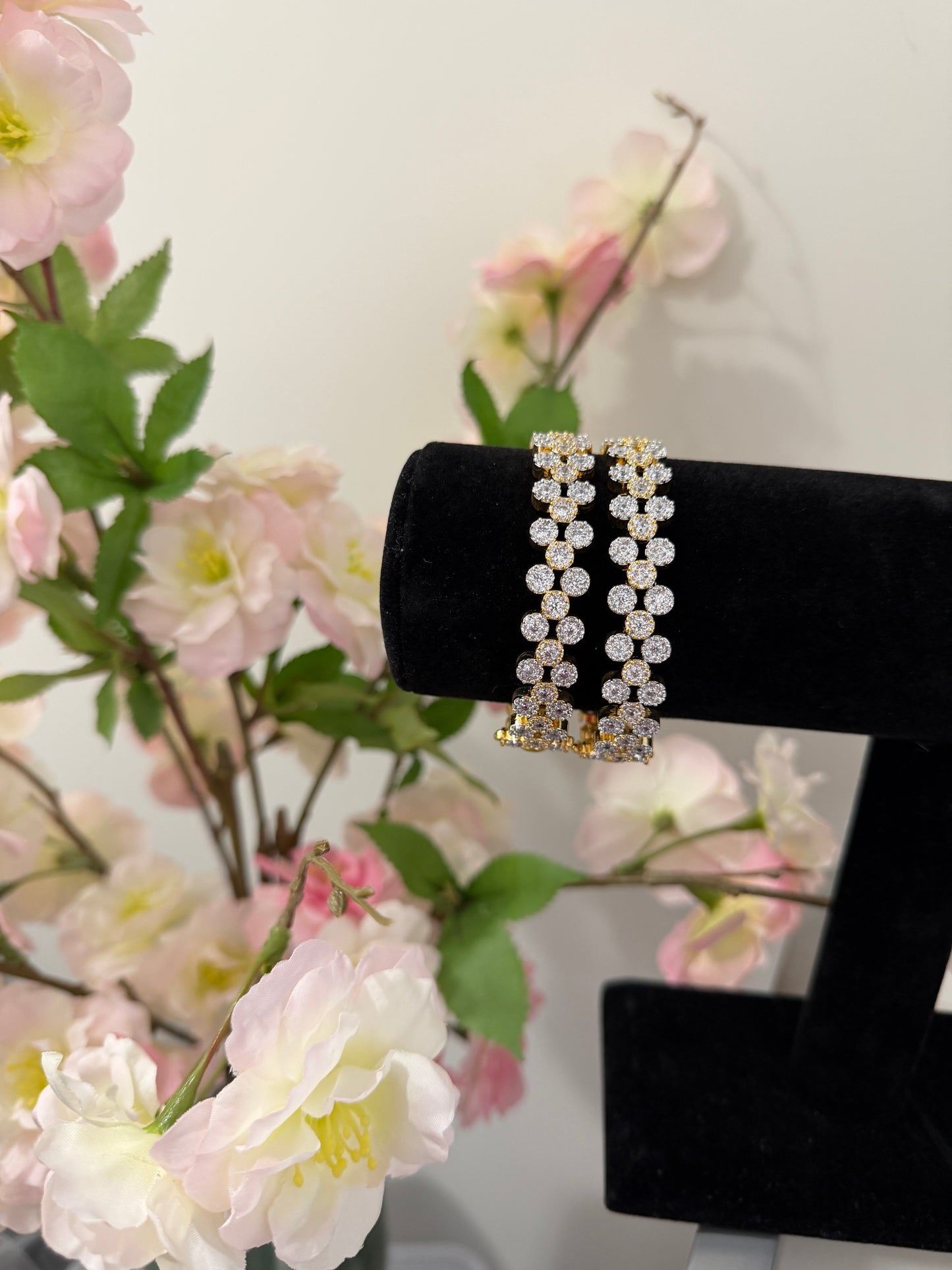 Kiranpreet CZ Real Diamond look Openable Bangles