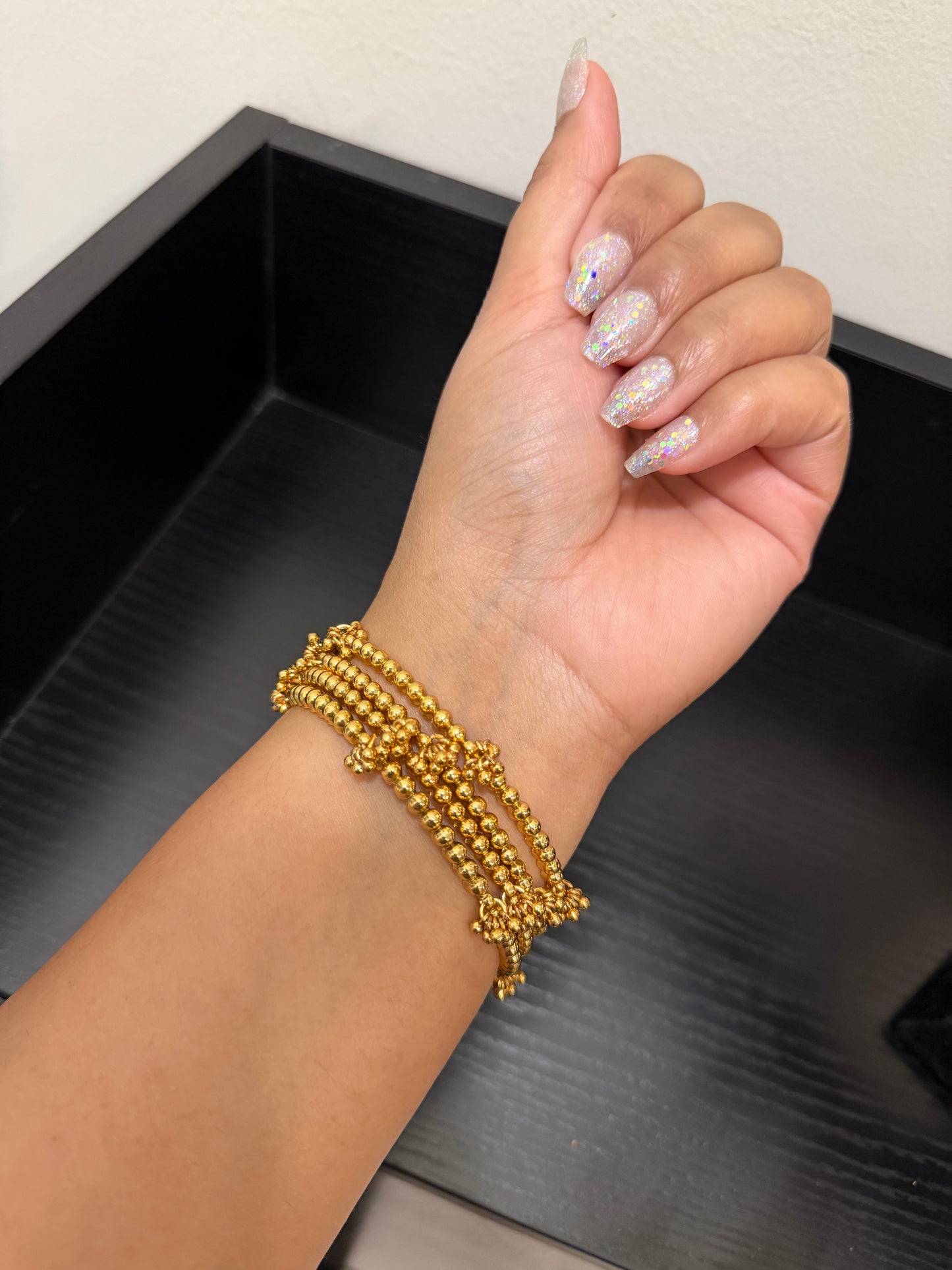 Gurprit Micro Gold Plated Bangles (Set of 4)