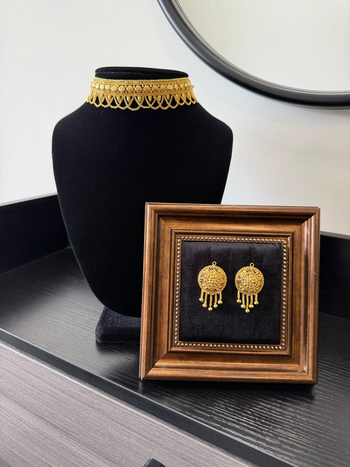 Zana Handcrafted Gold Plated Set