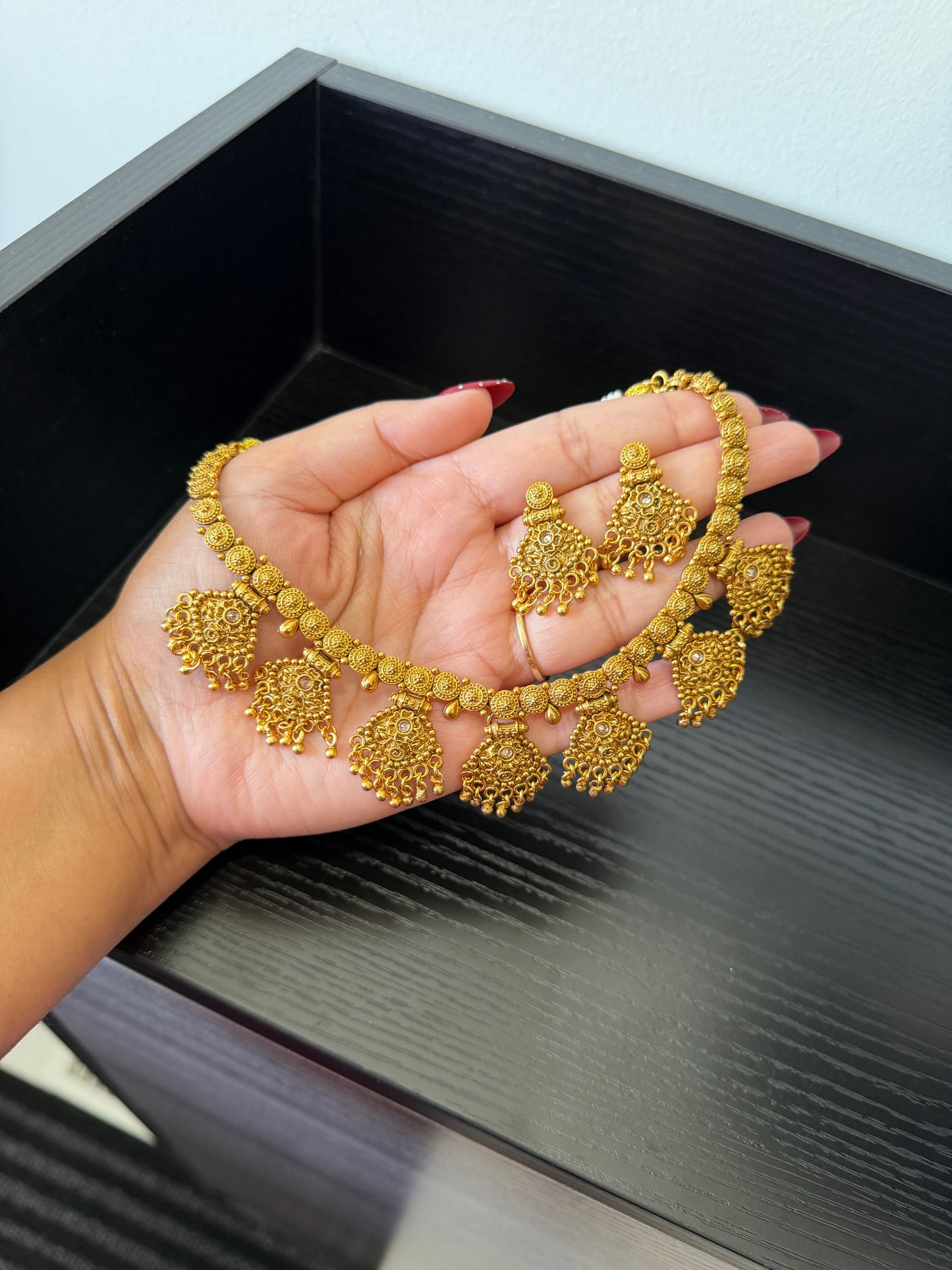 Preeti Micro Gold Plated Set
