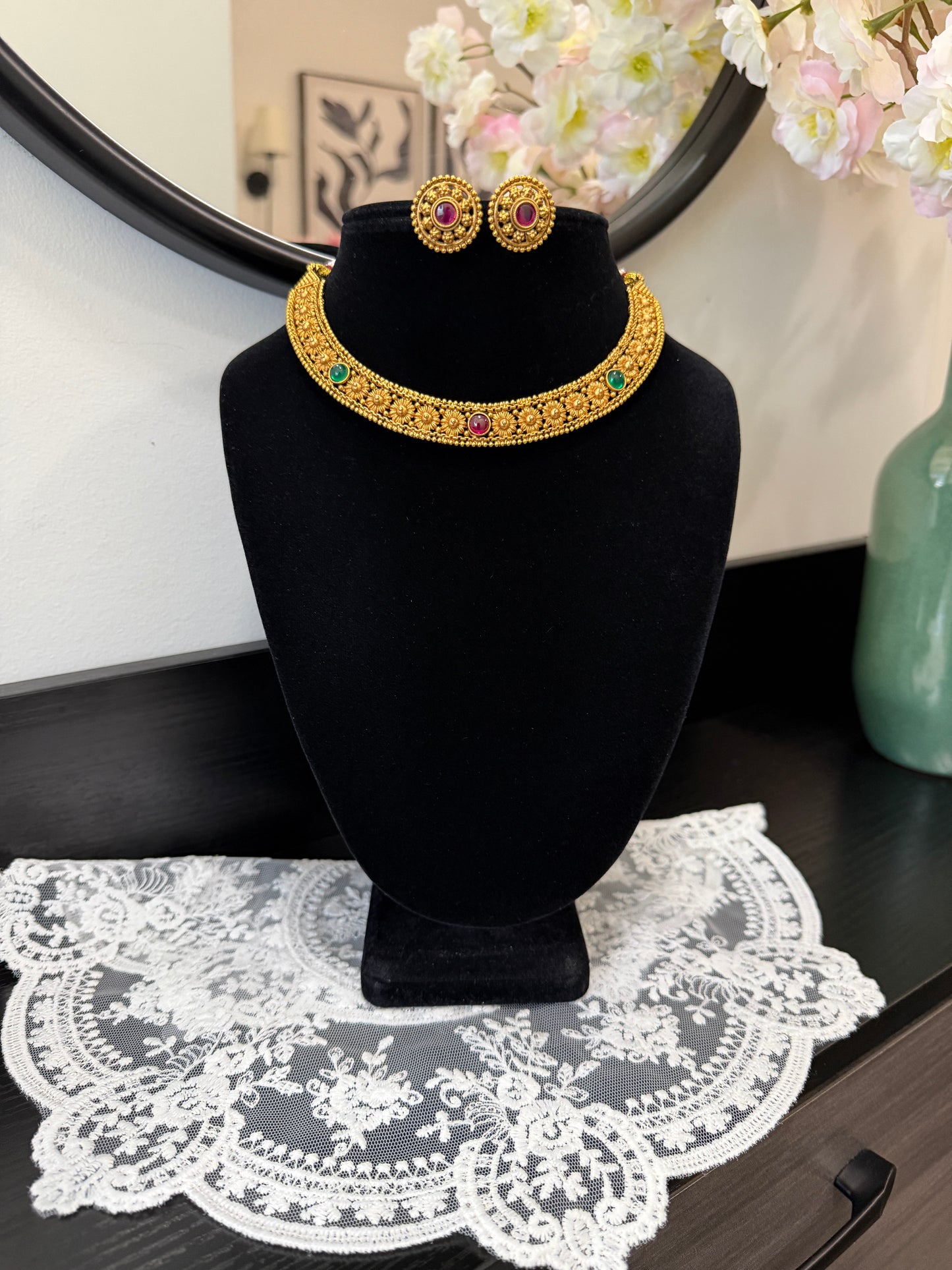 Mannu Micro Gold Plated Set