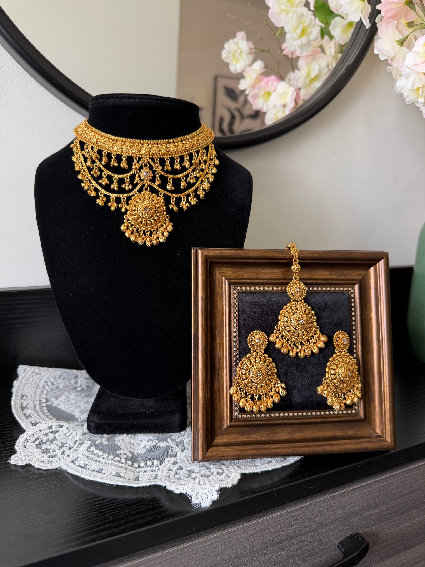 Arzoo Micro Gold Plated Set