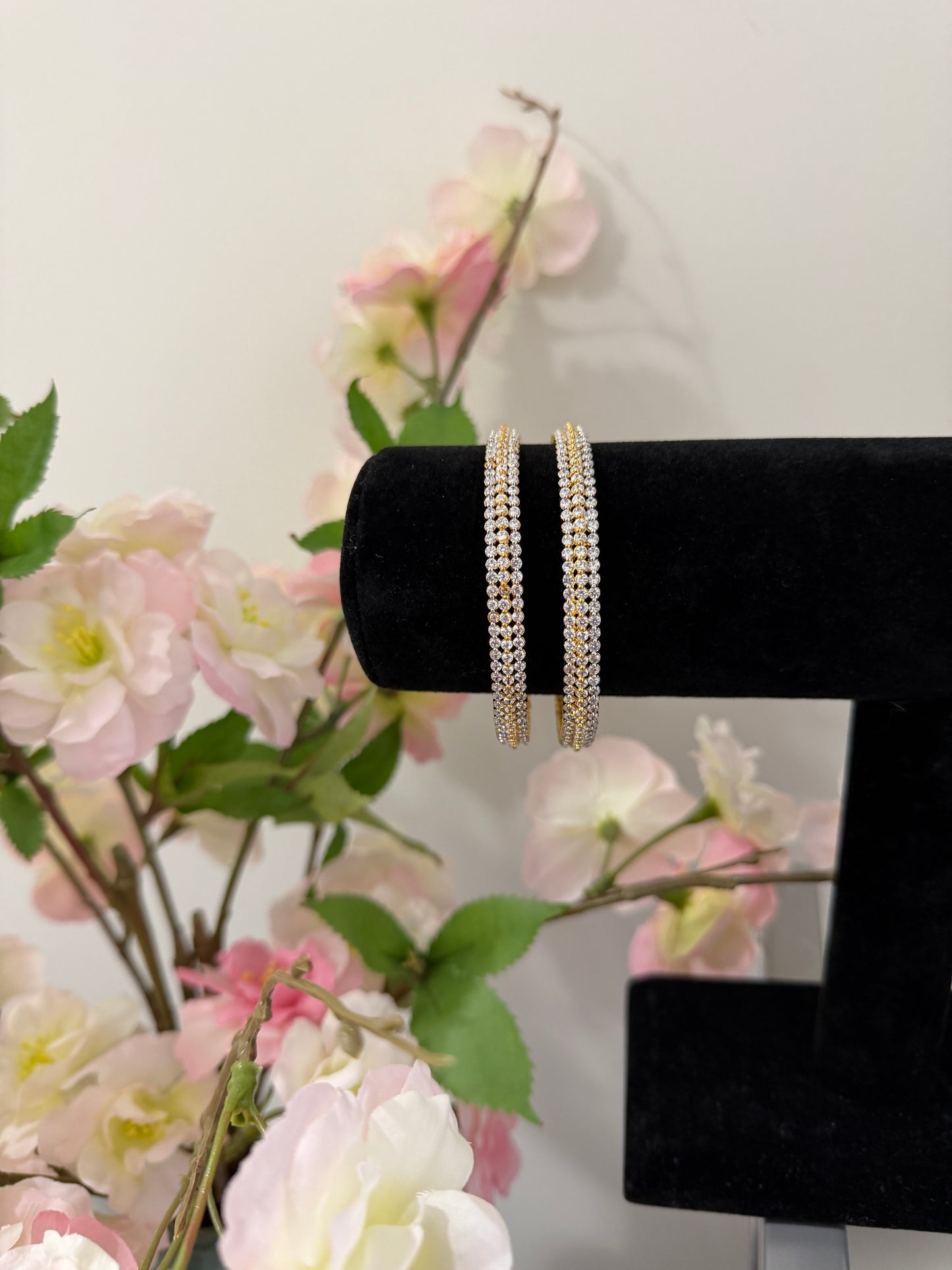 Hina CZ Real Diamond look Bangles