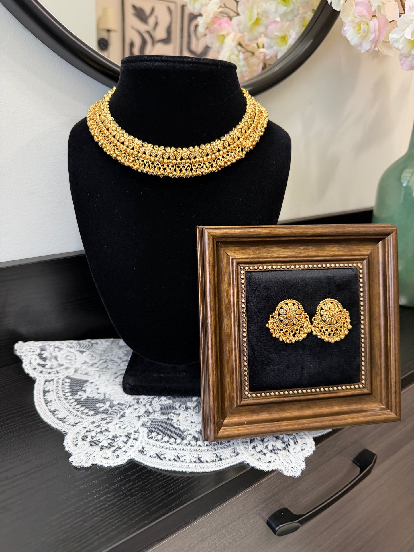 Gursifat Antique Plated Set