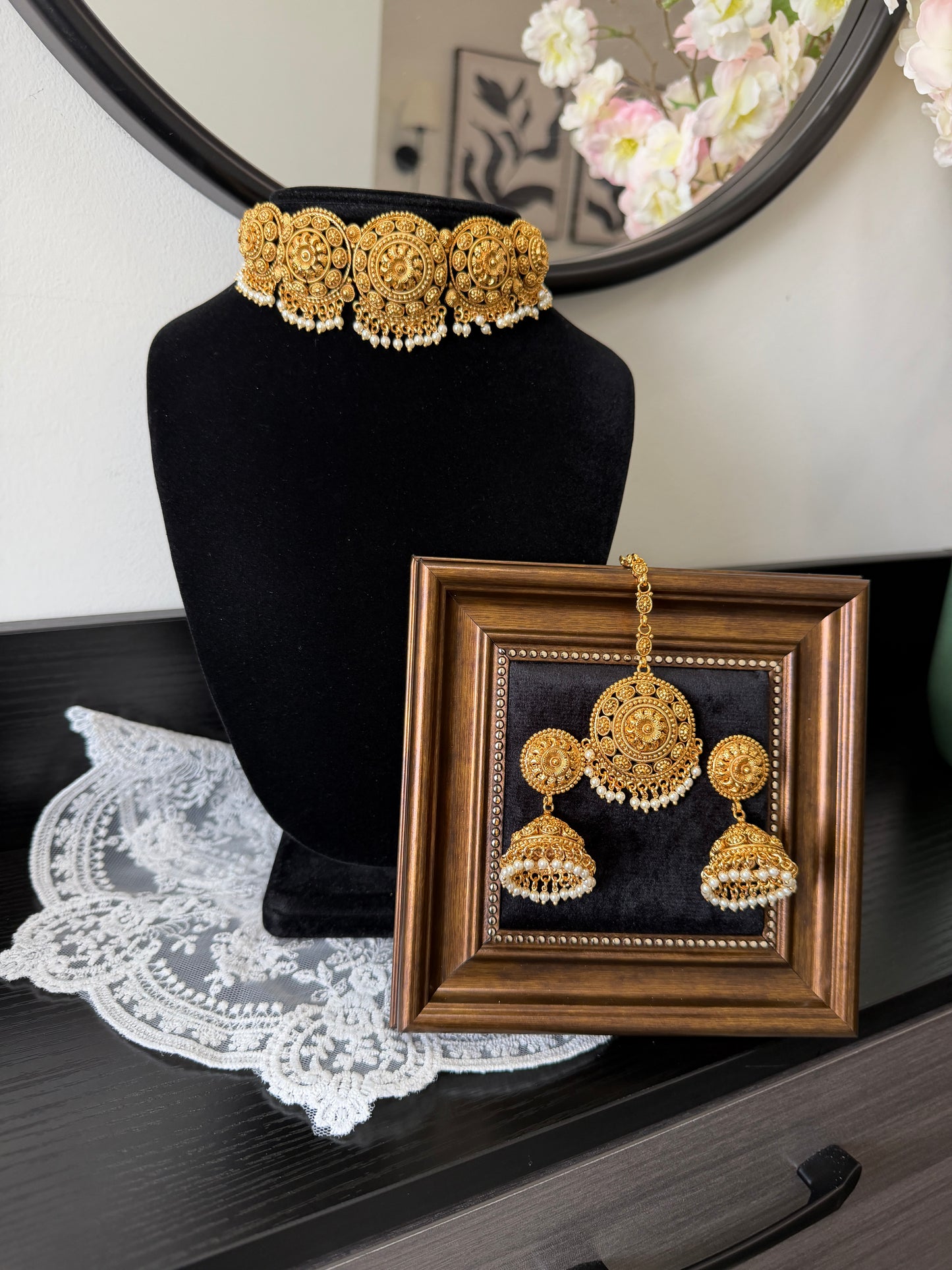 Amnoor Micro Gold Plated Set