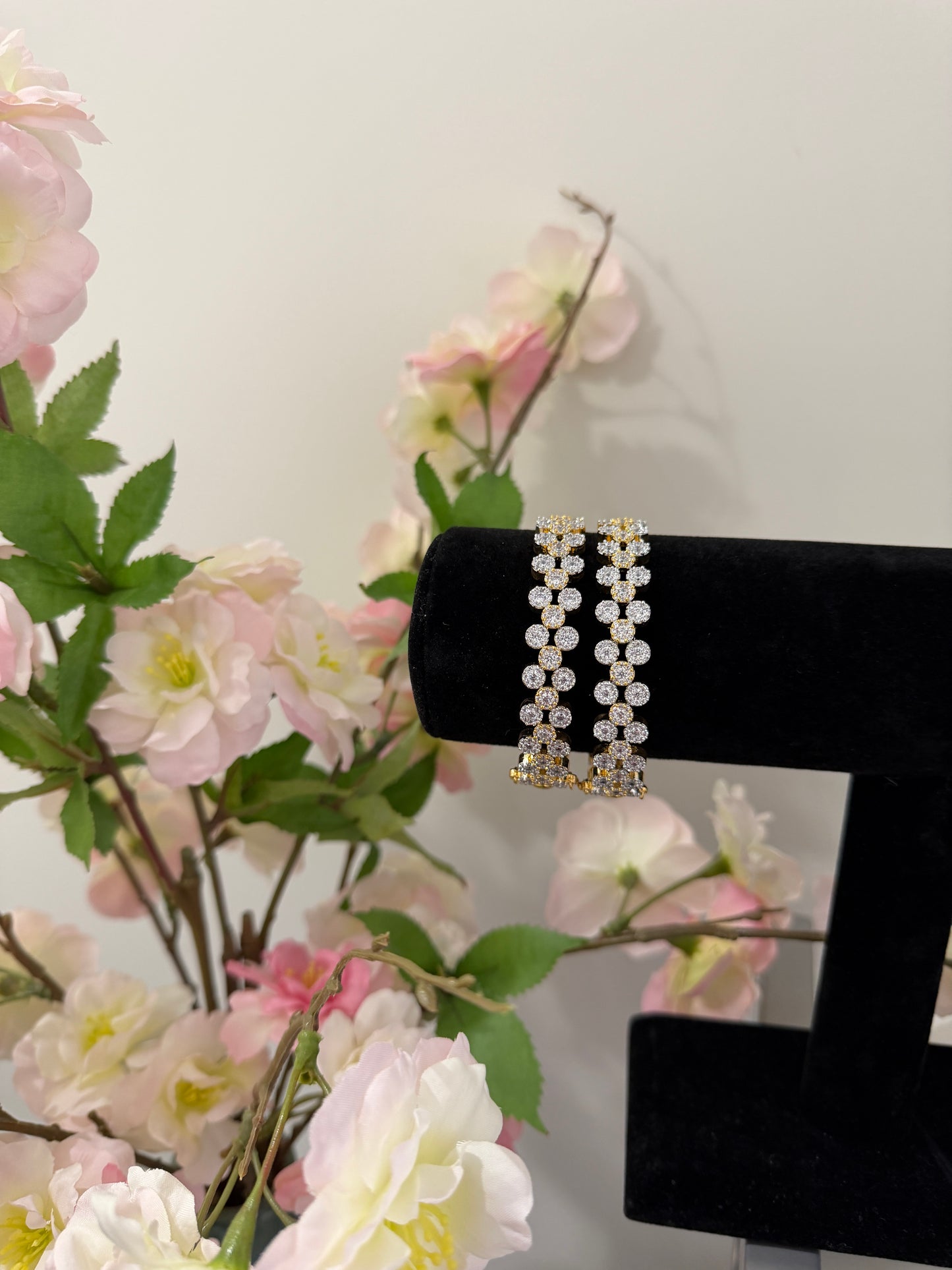 Kiranpreet CZ Real Diamond look Openable Bangles