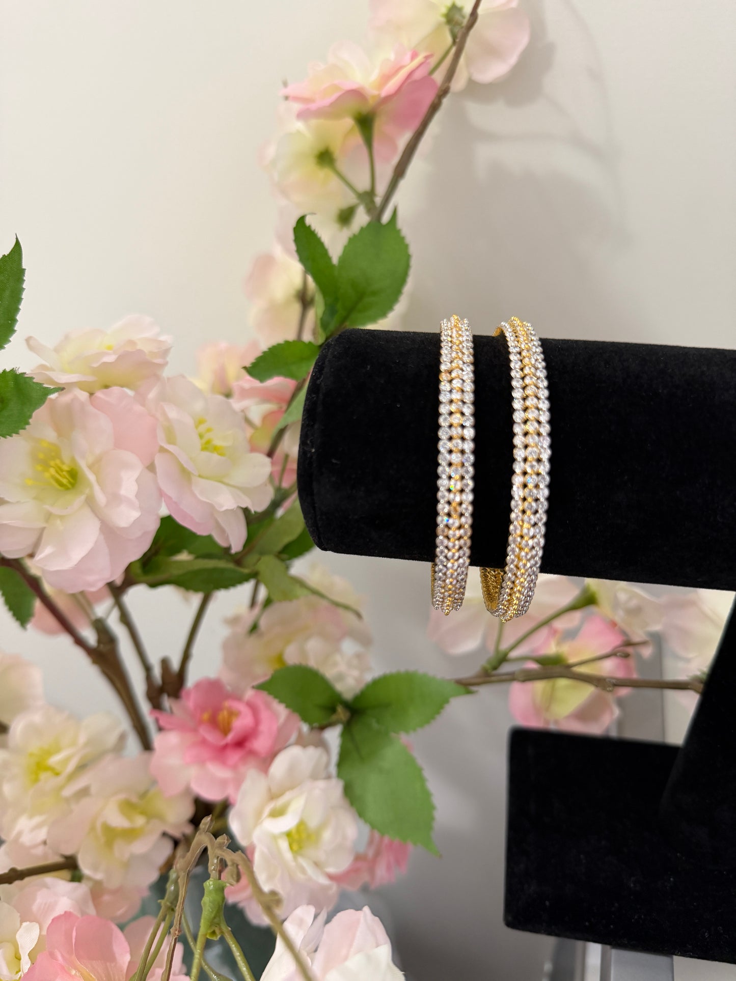Hina CZ Real Diamond look Bangles