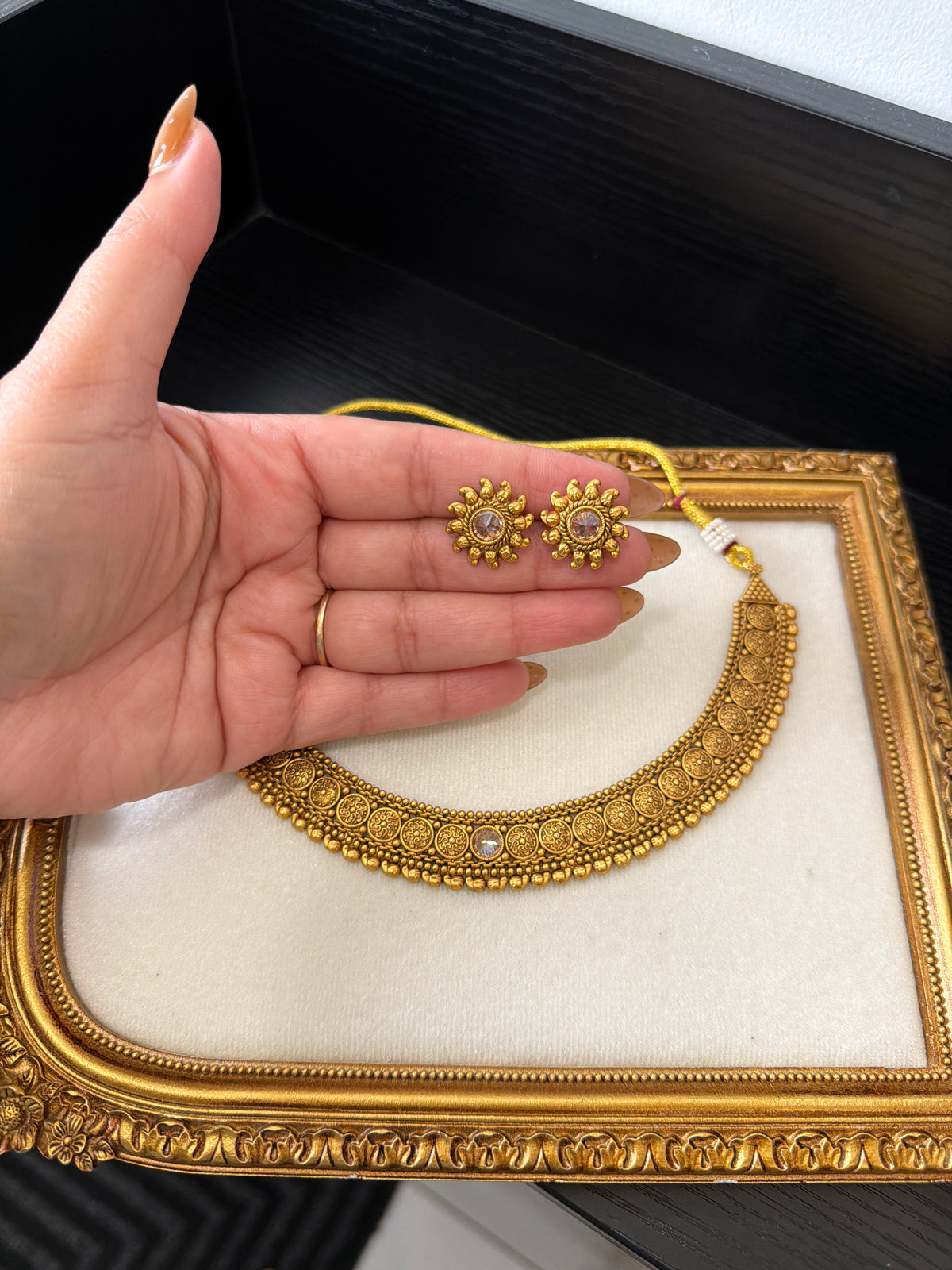 Manreet Micro Gold Plated Set (Clear)