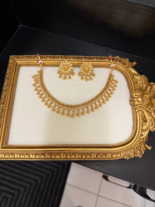 Zara Antique Plated Set