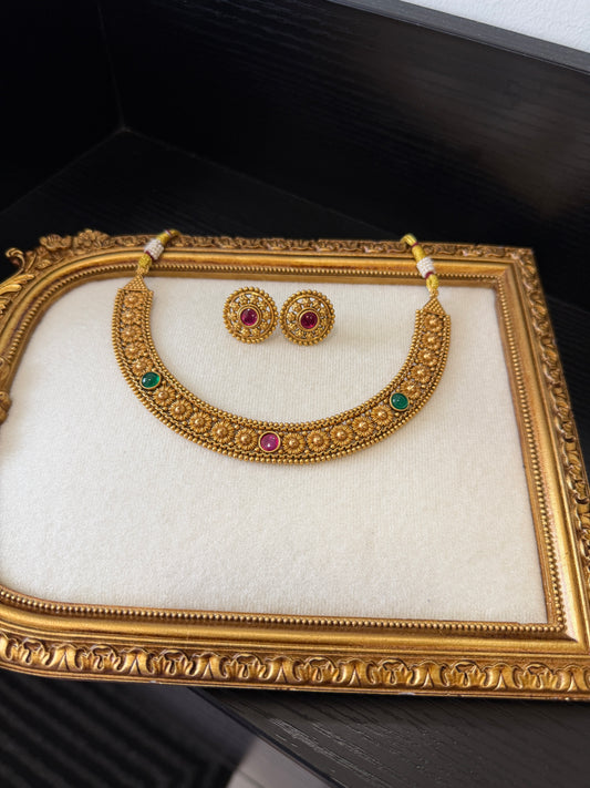 Bineet Micro Gold Plated Set