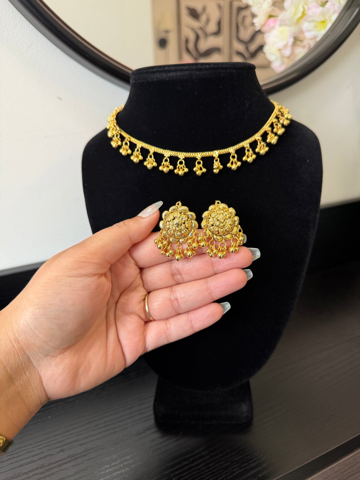 Avni Handcrafted Gold Plated Set