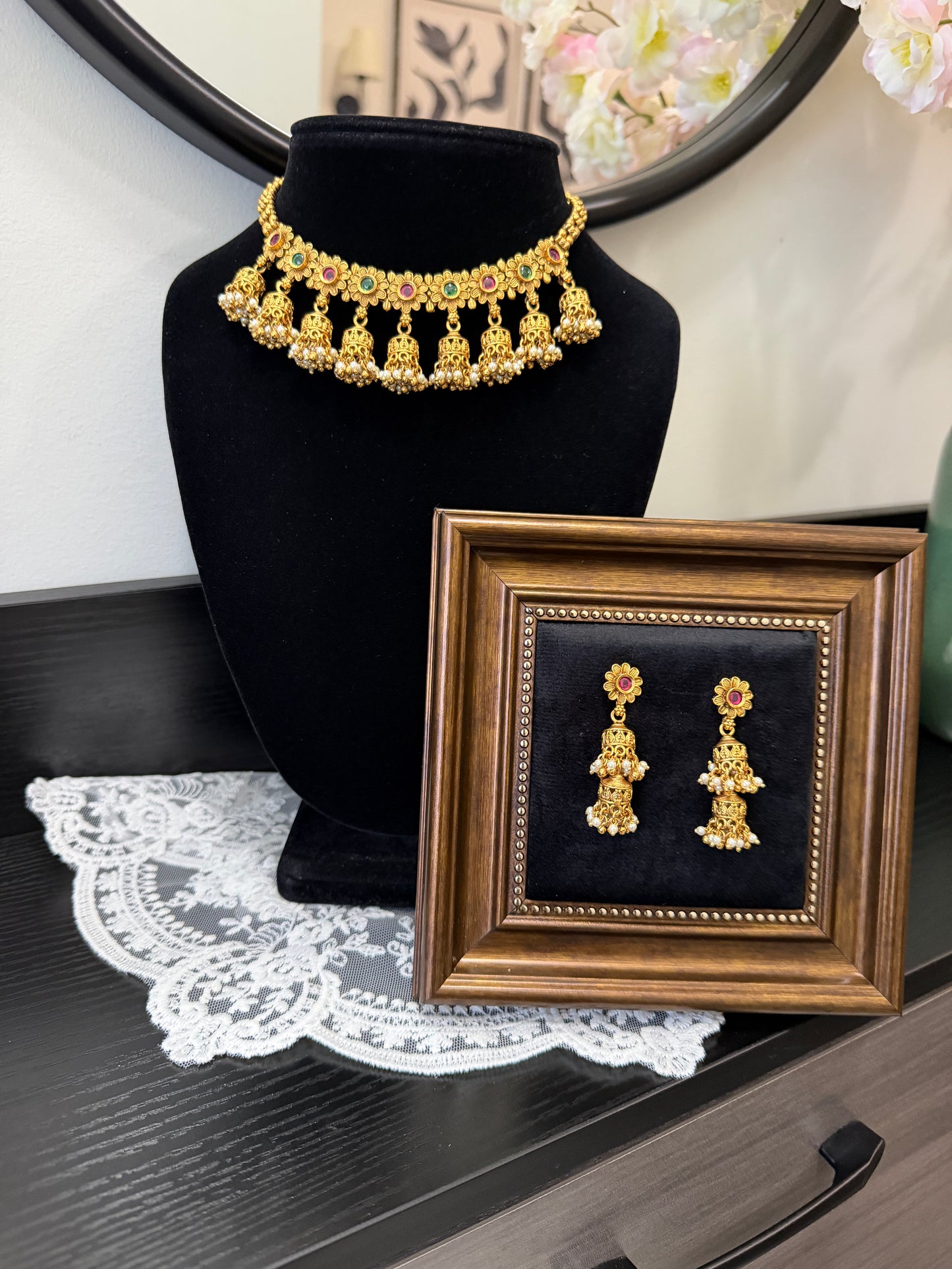 Divya Micro Gold Plated Set