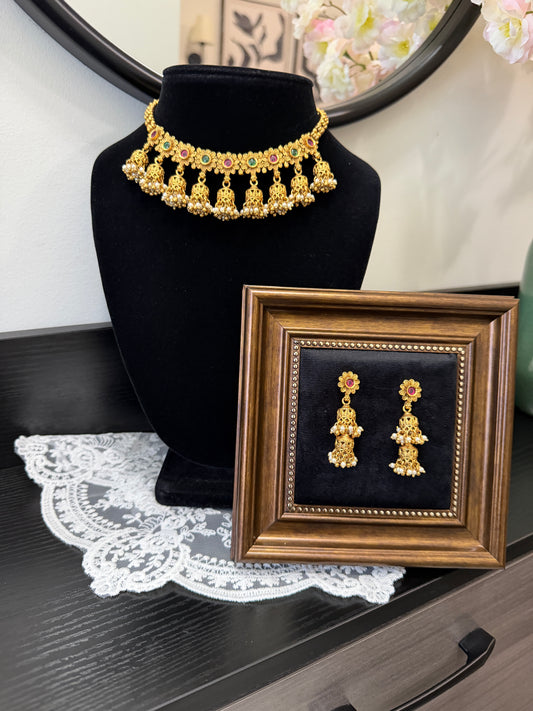 Divya Micro Gold Plated Set